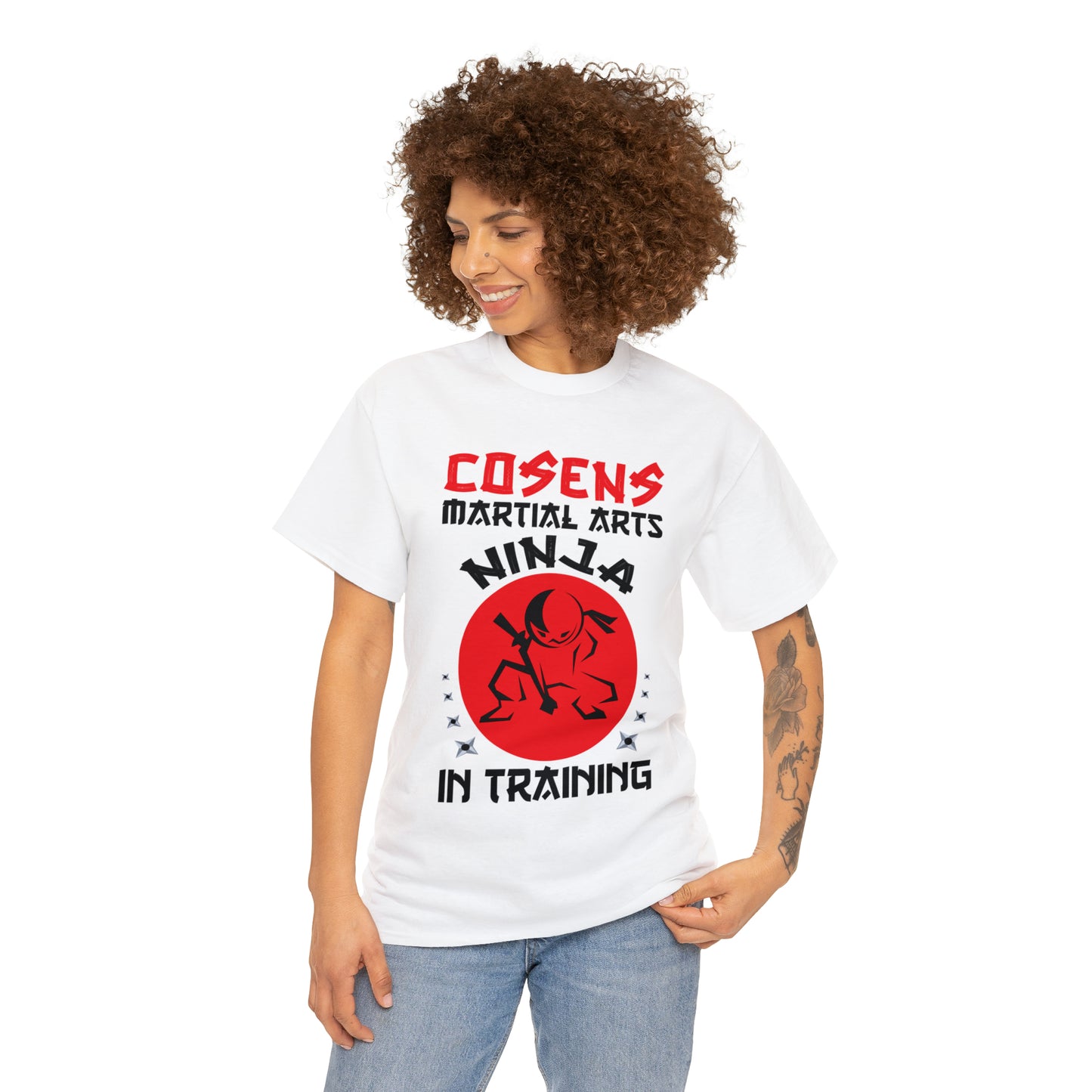 Adult "Ninja in Training" Unisex Heavy Cotton Tee