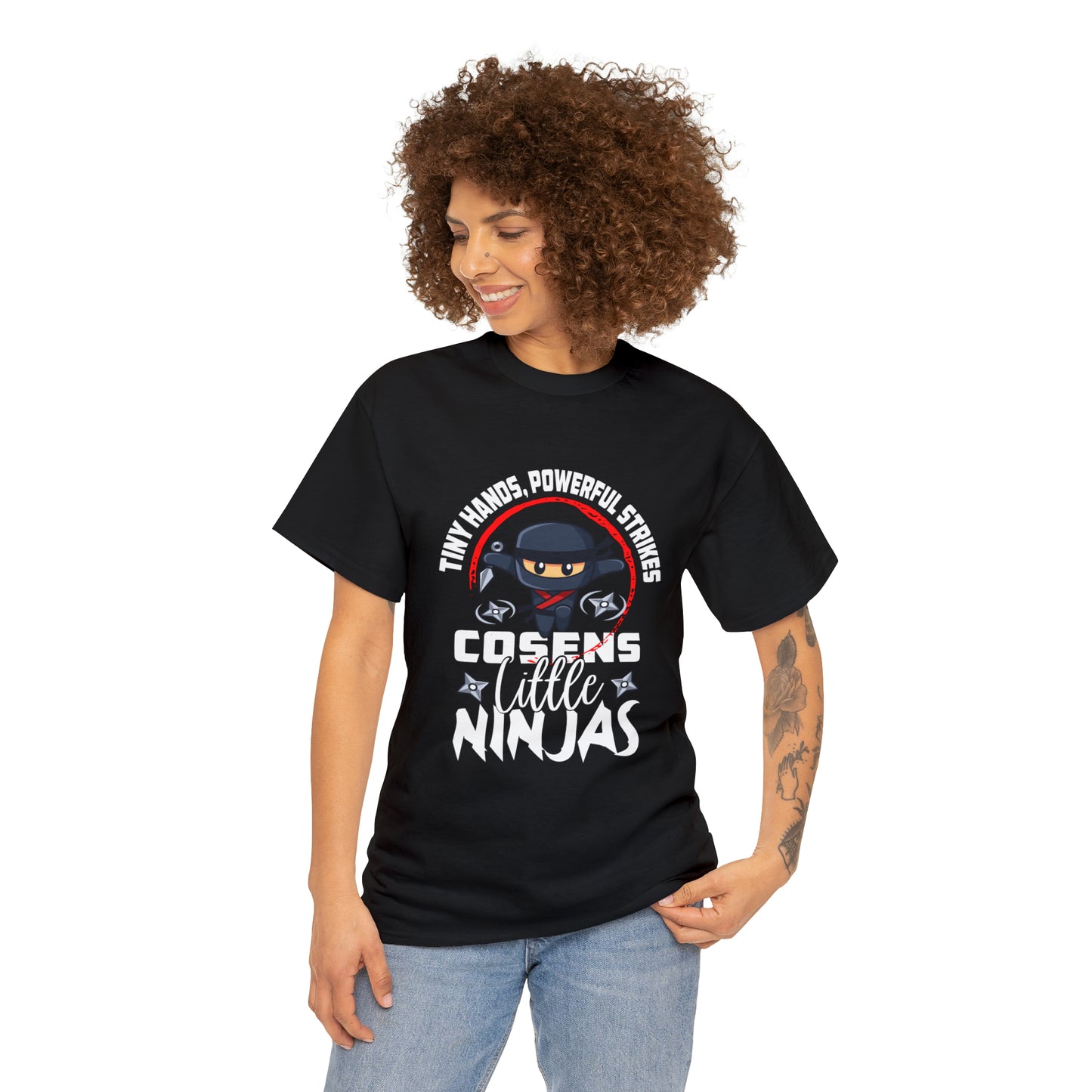 Little Ninjas Adult Unisex Heavy Cotton Tee