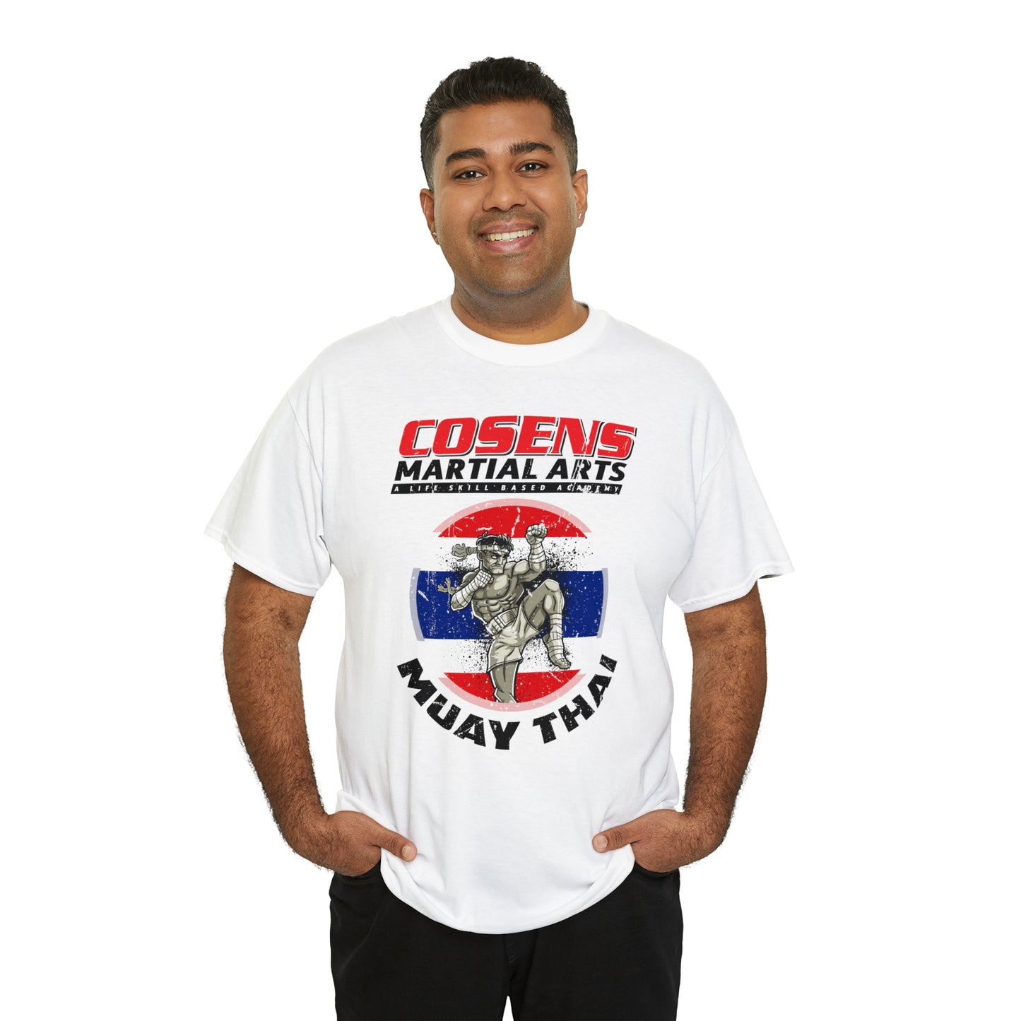 Adult "Muay Thai" Cosens Martial Arts Unisex Heavy Cotton Tee Unisex Heavy Cotton Tee