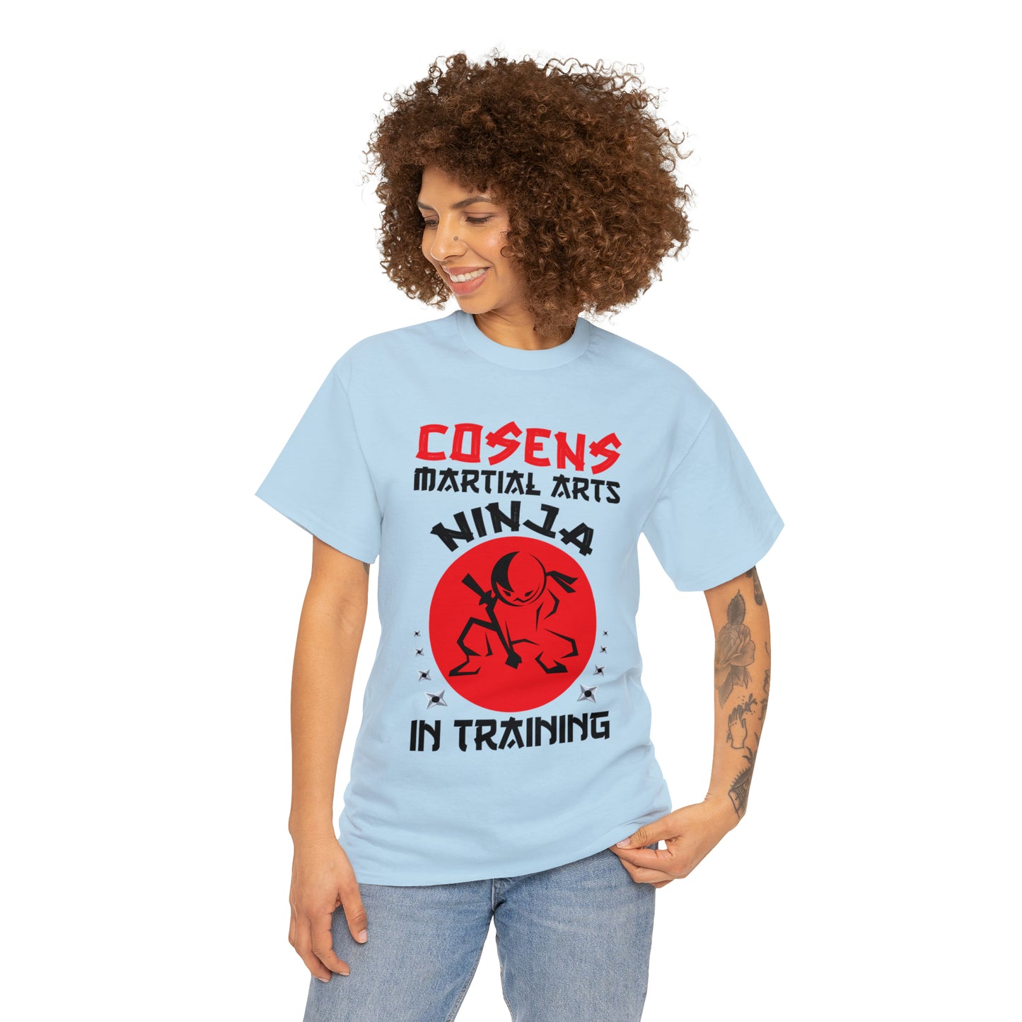 Adult "Ninja in Training" Unisex Heavy Cotton Tee