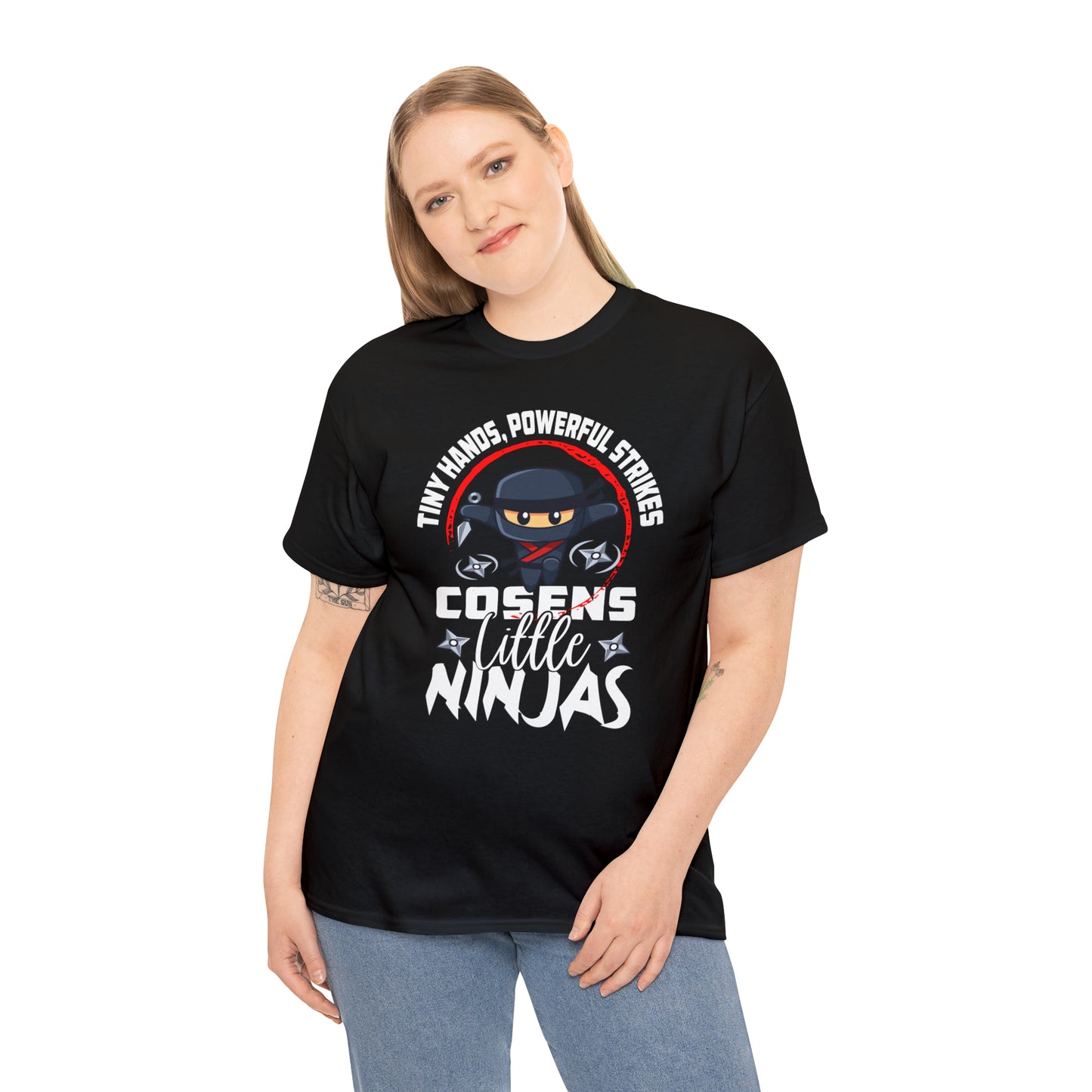 Adult "Little Ninjas" Cosens Martial Arts Unisex Heavy Cotton Tee Unisex Heavy Cotton Tee