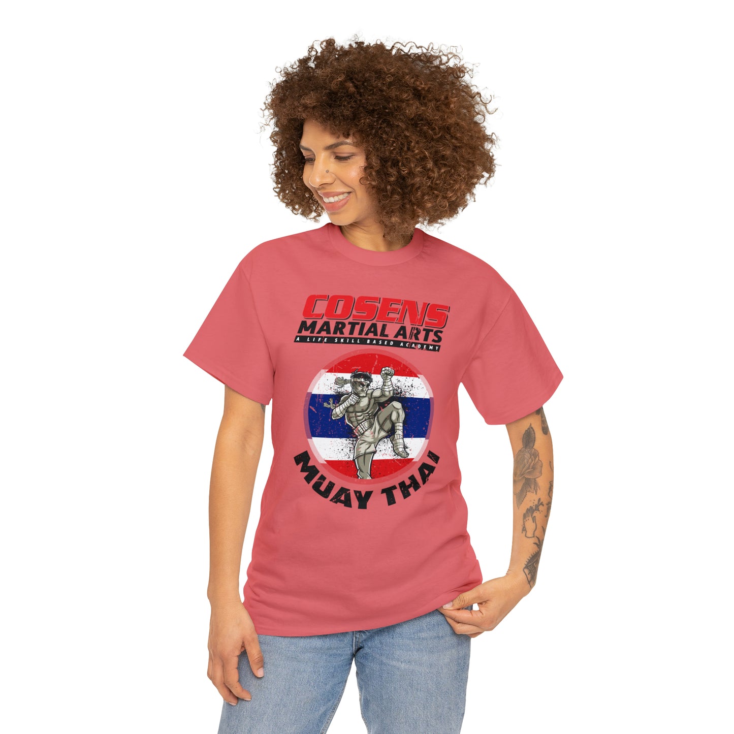 Adult "Muay Thai" Cosens Martial Arts Unisex Heavy Cotton Tee Unisex Heavy Cotton Tee