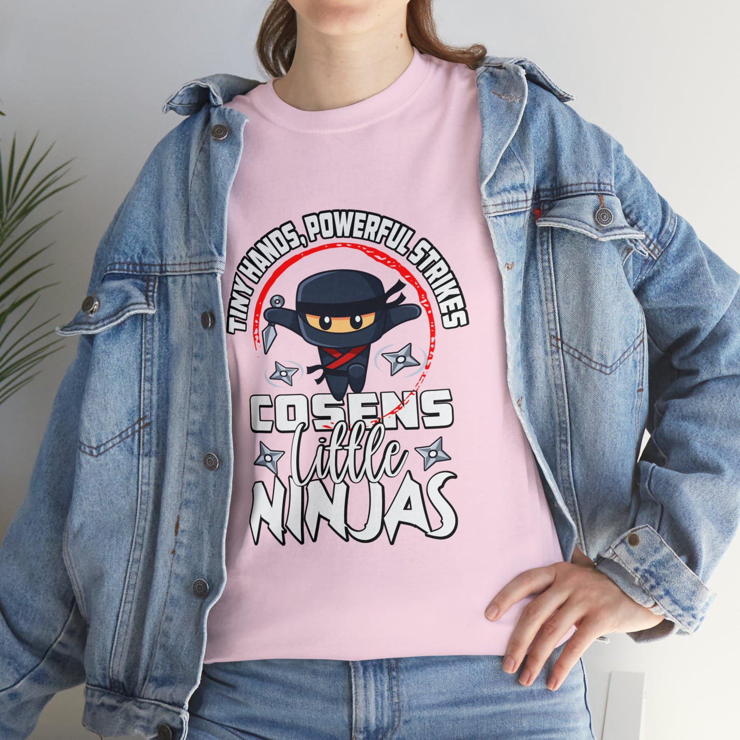 Little Ninjas Adult Unisex Heavy Cotton Tee