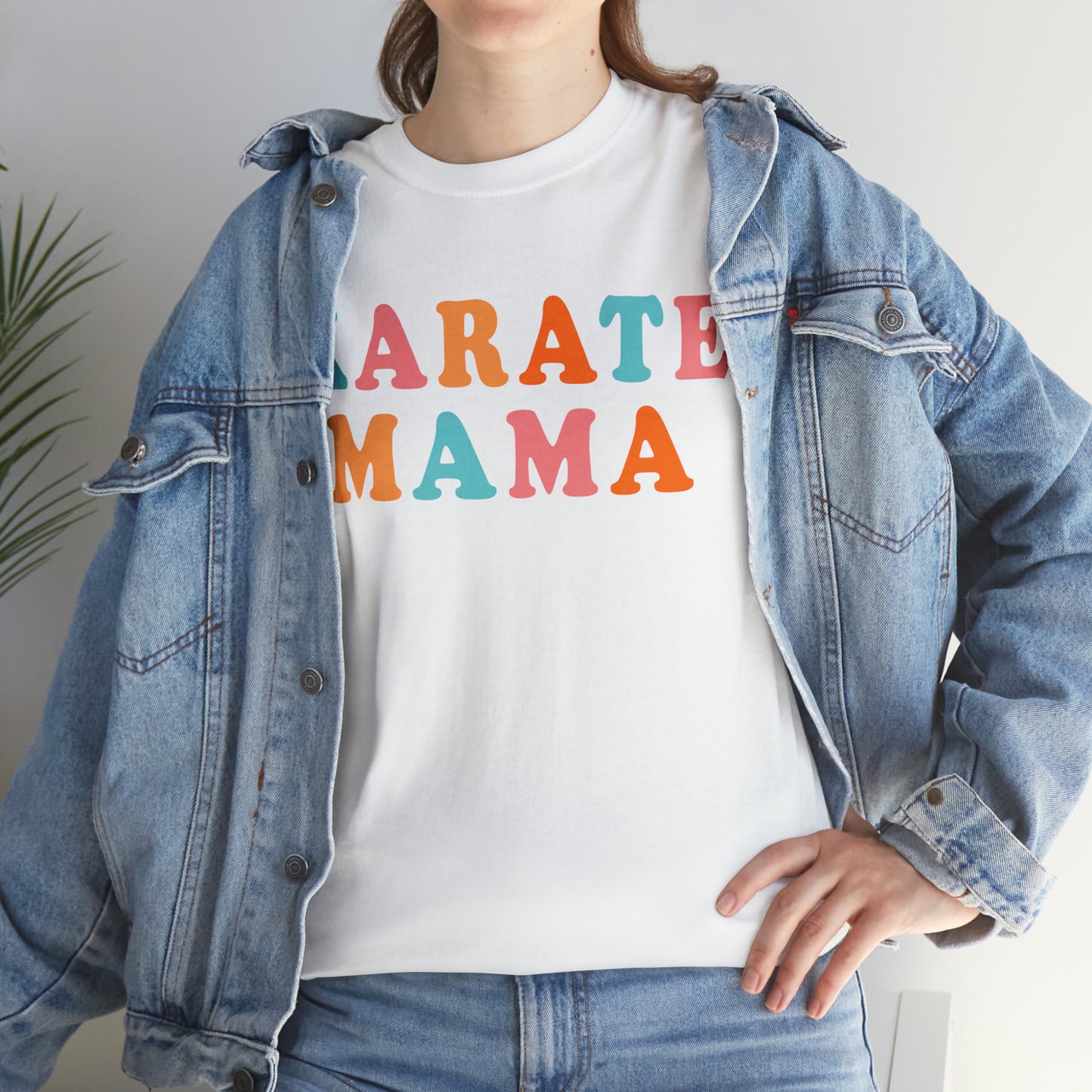 Karate Mama, Shirt For Mom, Heavy Cotton Tee