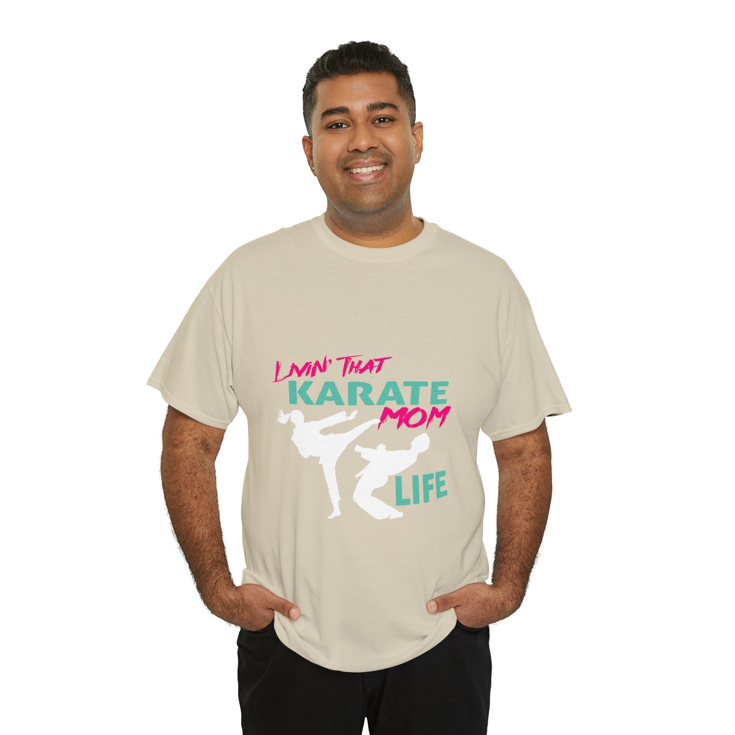 Copy of Livin' That Karate Mom Life Heavy Cotton Tee