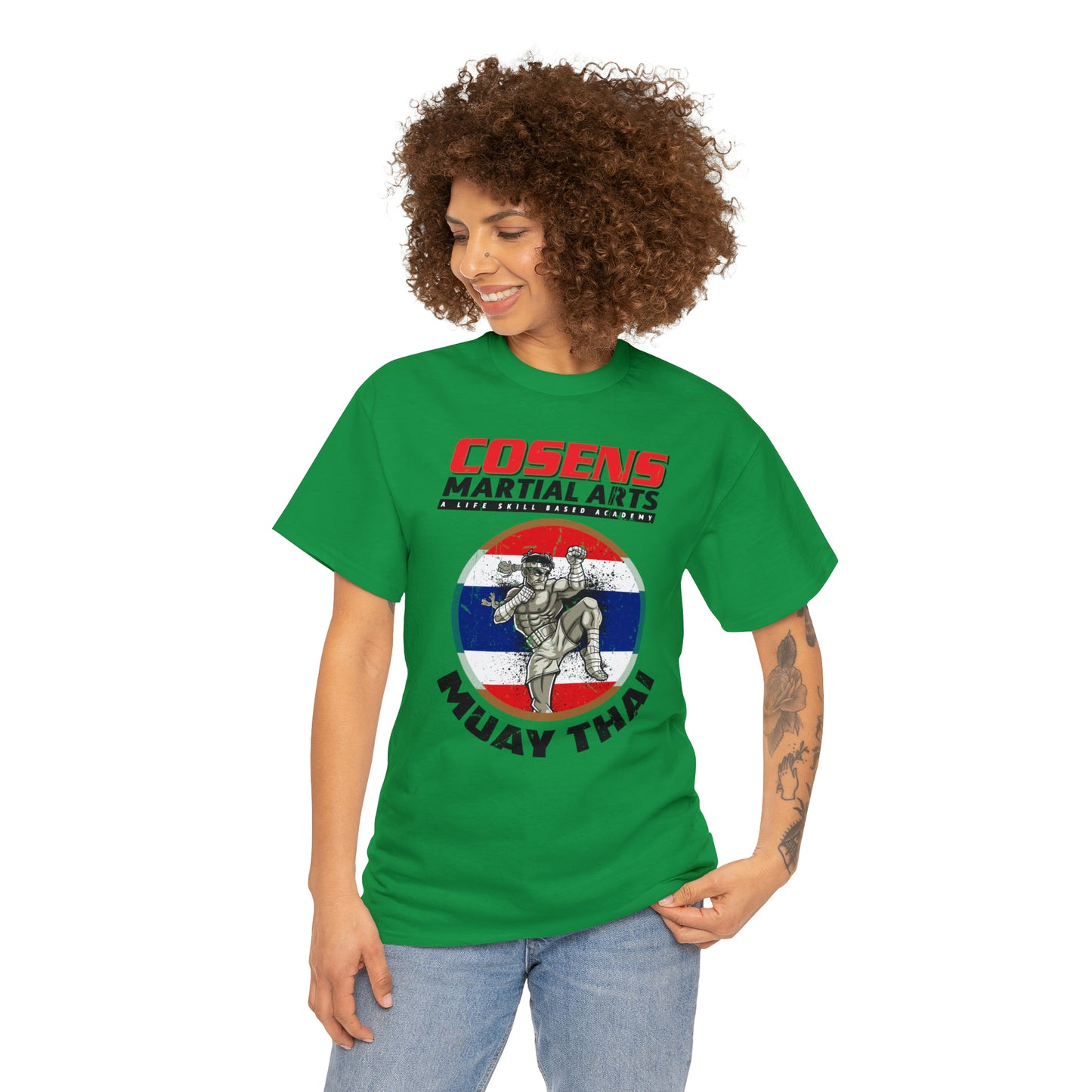 Adult "Muay Thai" Cosens Martial Arts Unisex Heavy Cotton Tee Unisex Heavy Cotton Tee