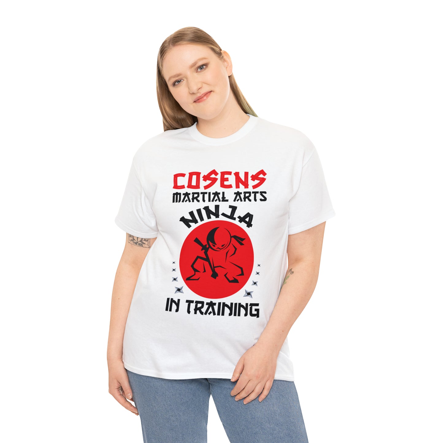 Adult "Ninja in Training" Unisex Heavy Cotton Tee