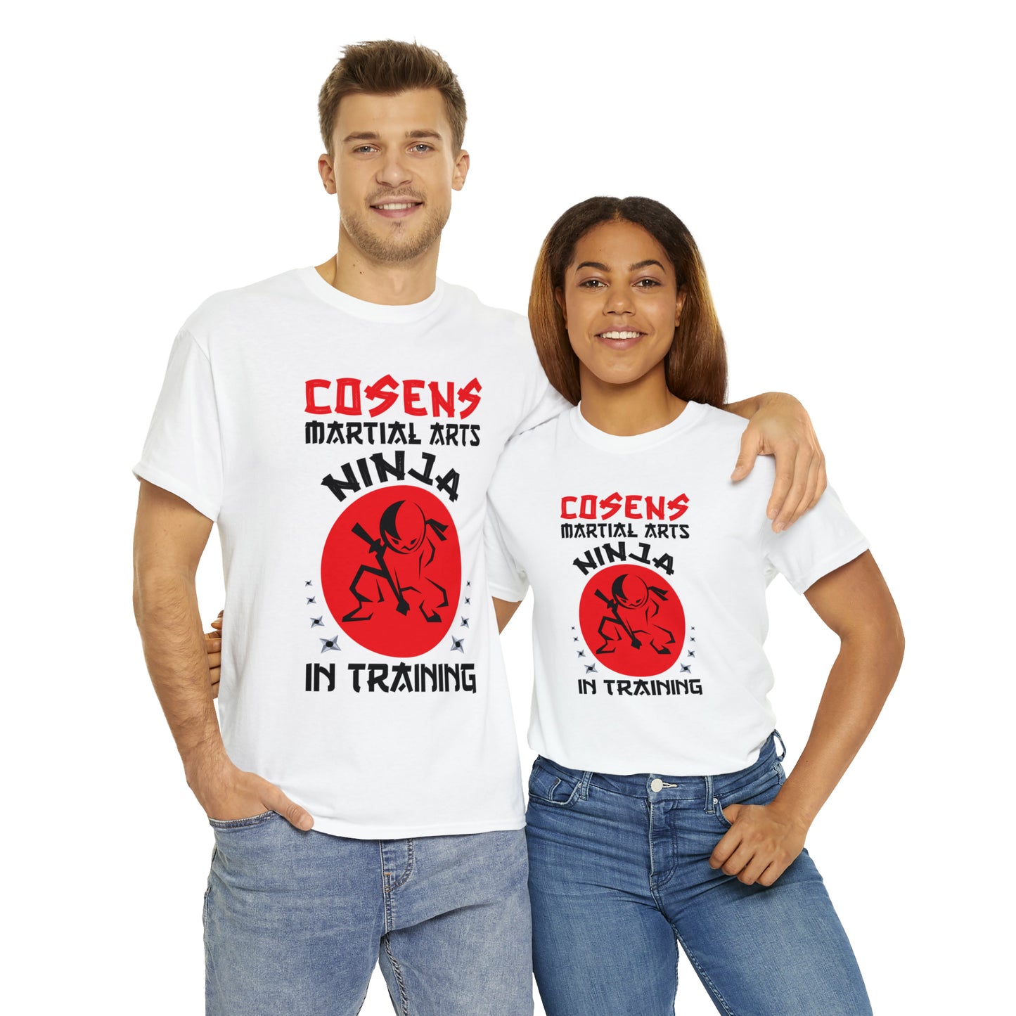 Adult "Ninja in Training" Unisex Heavy Cotton Tee