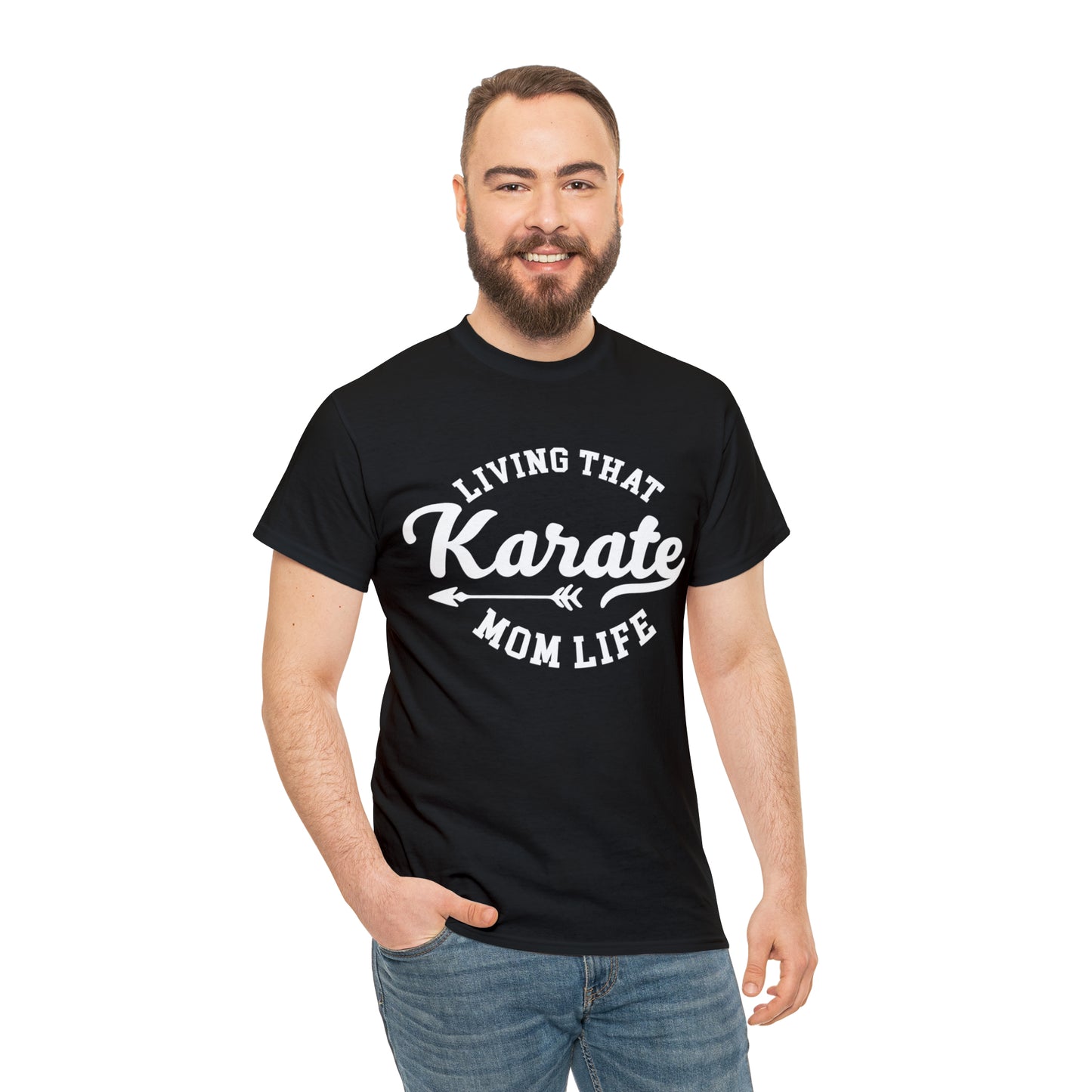 Karate Mom Life! Shirt For Mom, Heavy Cotton Tee