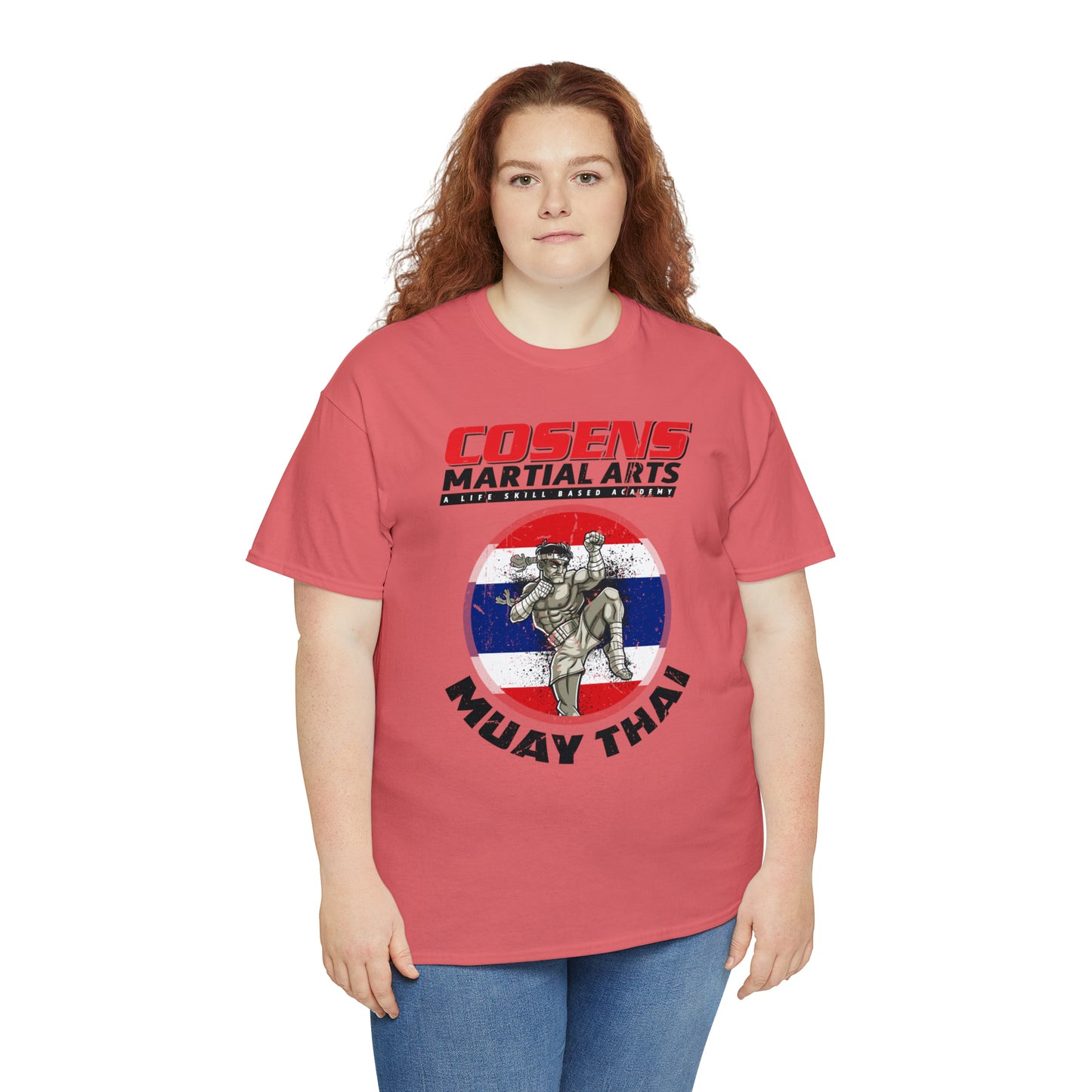 Adult "Muay Thai" Cosens Martial Arts Unisex Heavy Cotton Tee Unisex Heavy Cotton Tee