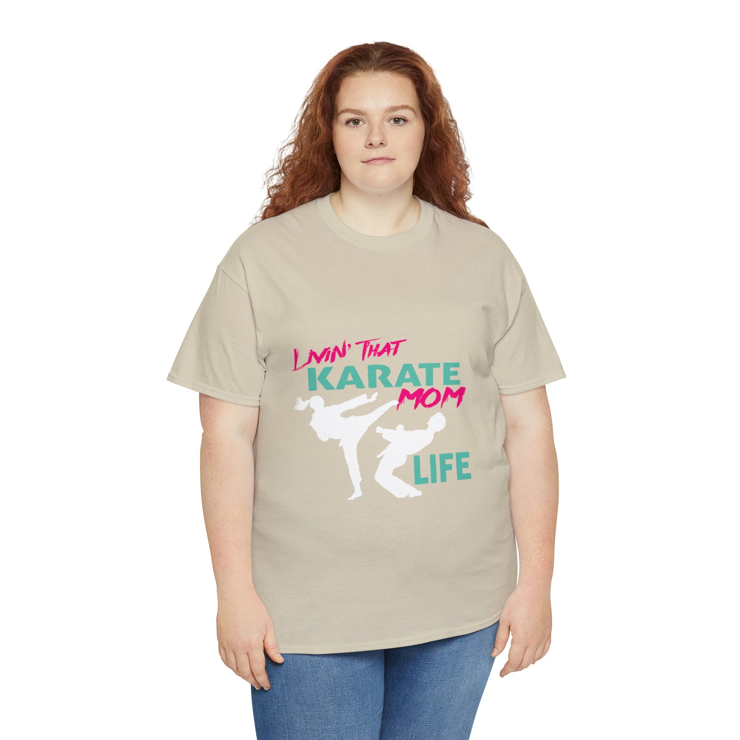Copy of Livin' That Karate Mom Life Heavy Cotton Tee