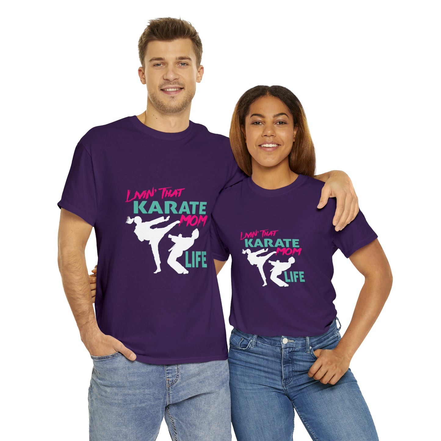 Copy of Livin' That Karate Mom Life Heavy Cotton Tee