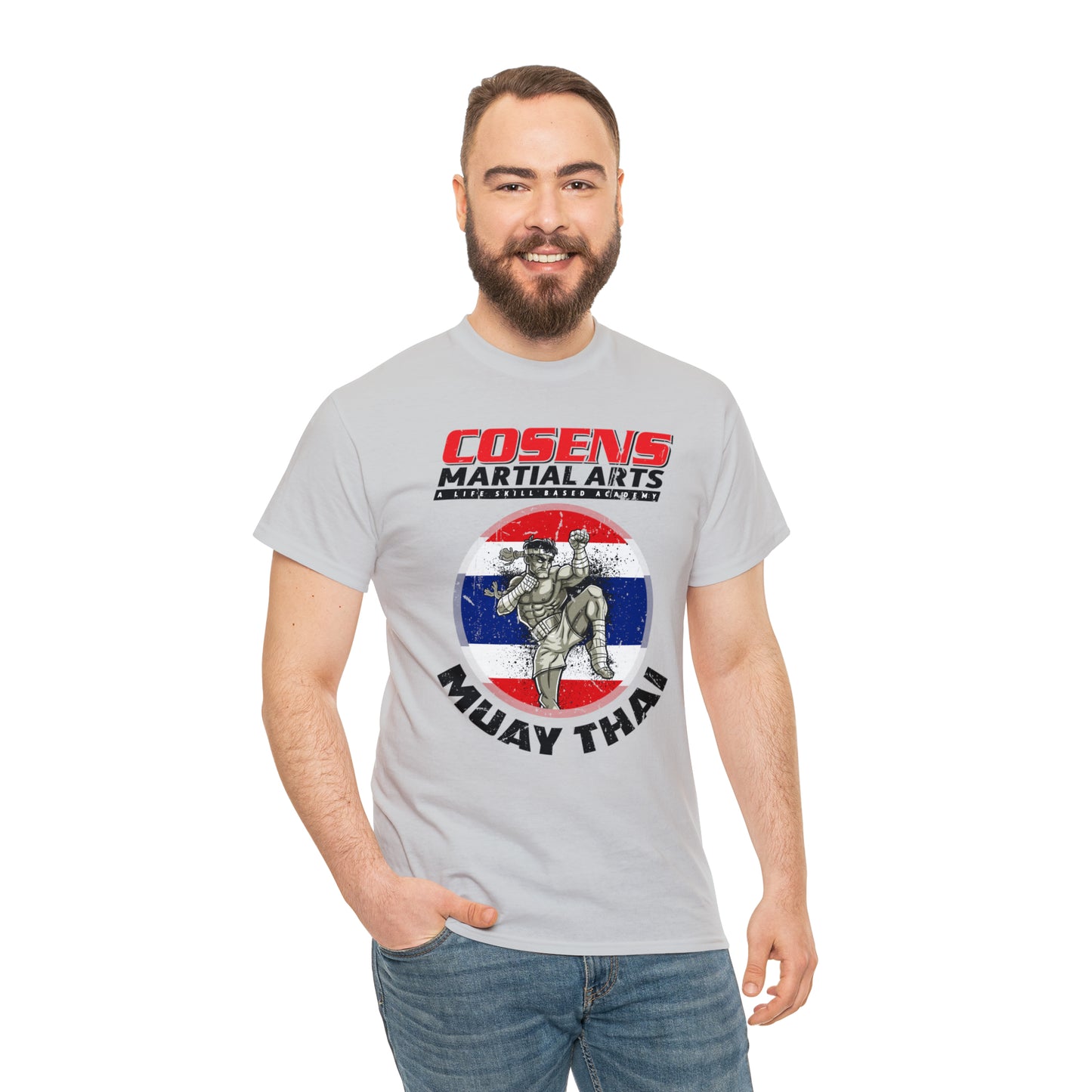 Adult "Muay Thai" Cosens Martial Arts Unisex Heavy Cotton Tee Unisex Heavy Cotton Tee