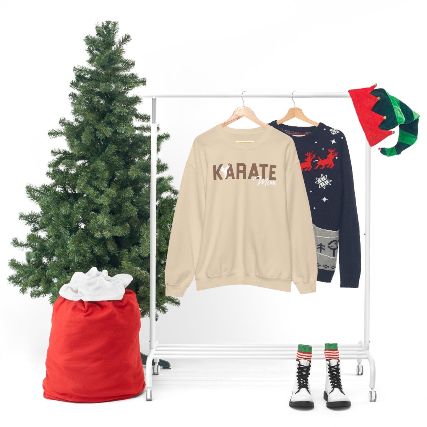 Cosens Karate Mom New Heavy Blend™ Crewneck Sweatshirt