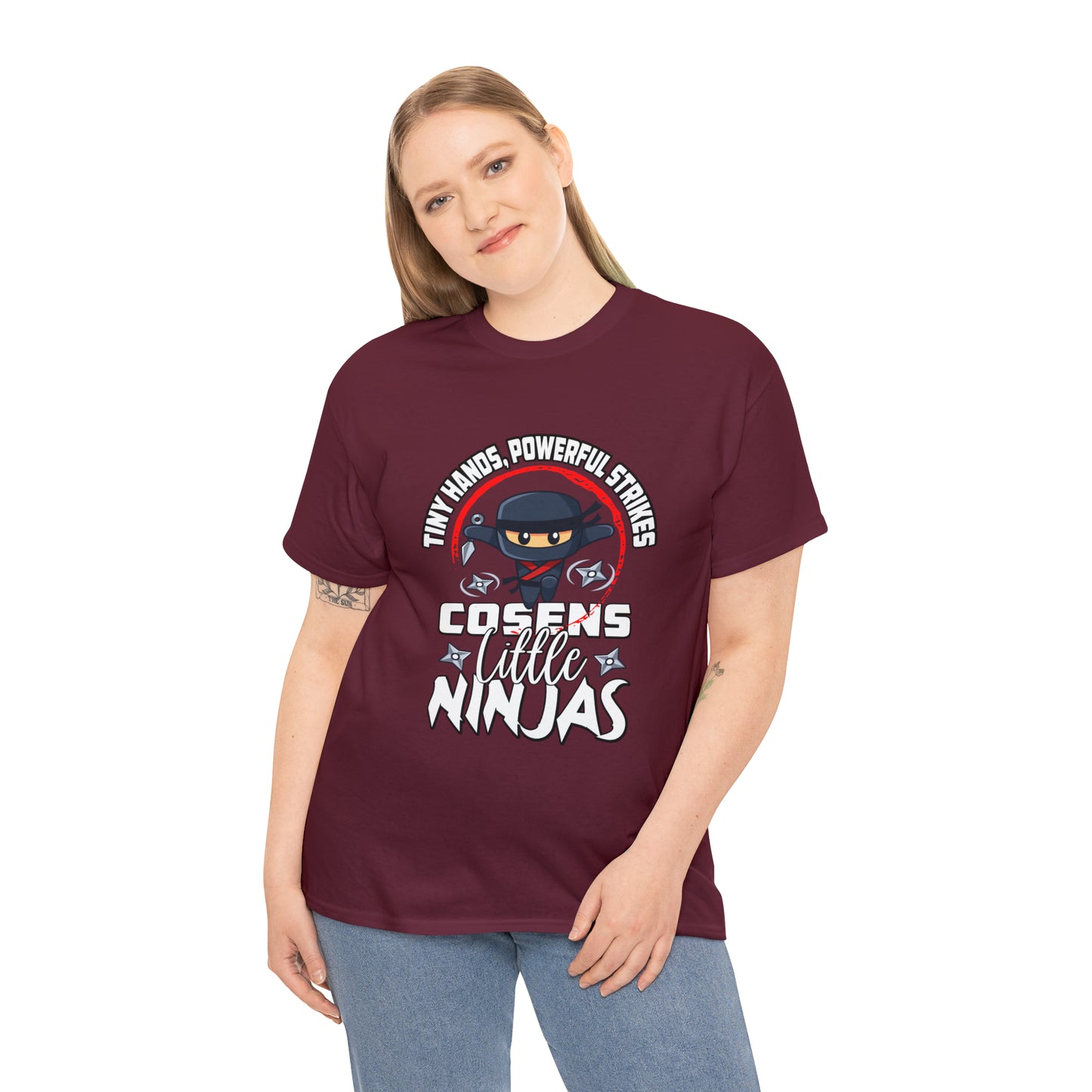 Little Ninjas Adult Unisex Heavy Cotton Tee