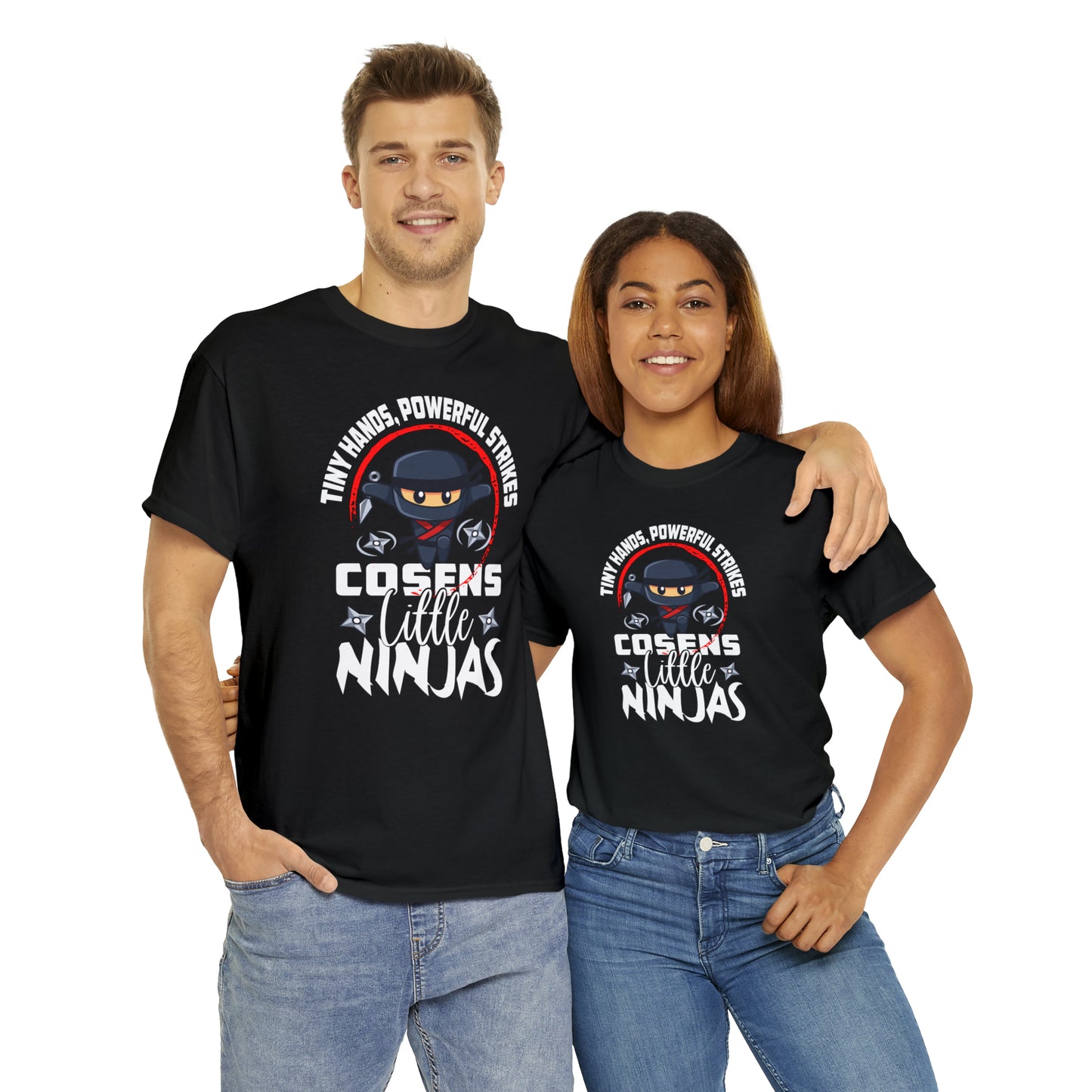 Adult "Little Ninjas" Cosens Martial Arts Unisex Heavy Cotton Tee Unisex Heavy Cotton Tee