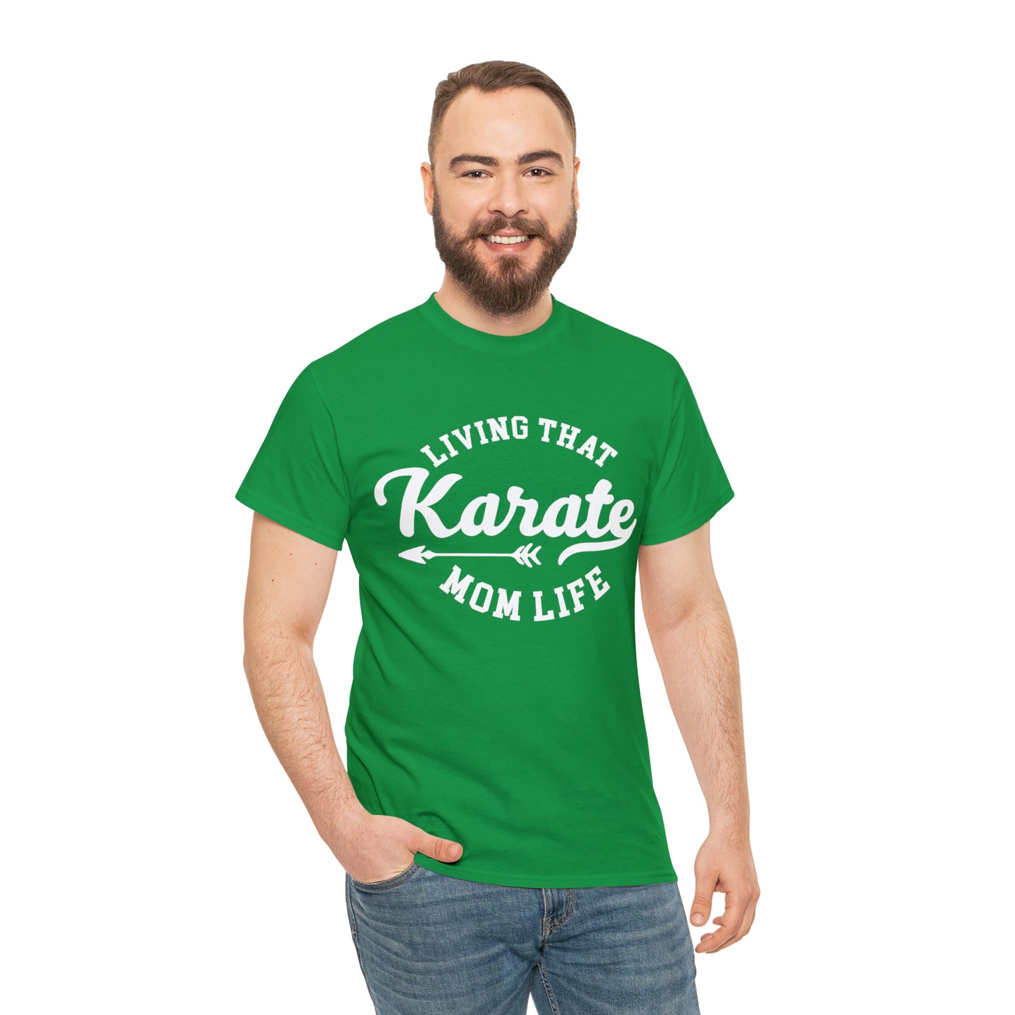 Karate Mom Life! Shirt For Mom, Heavy Cotton Tee