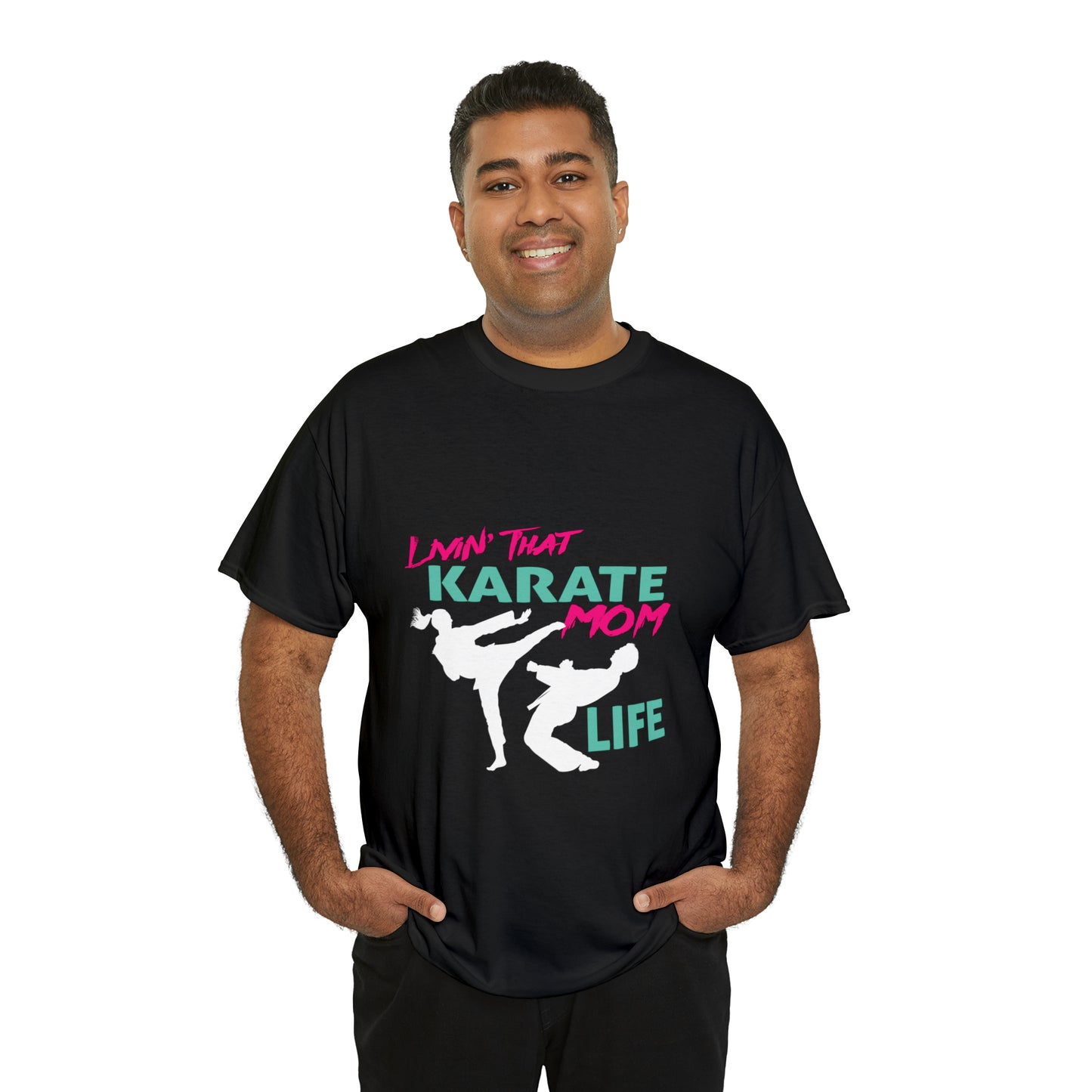 Copy of Livin' That Karate Mom Life Heavy Cotton Tee