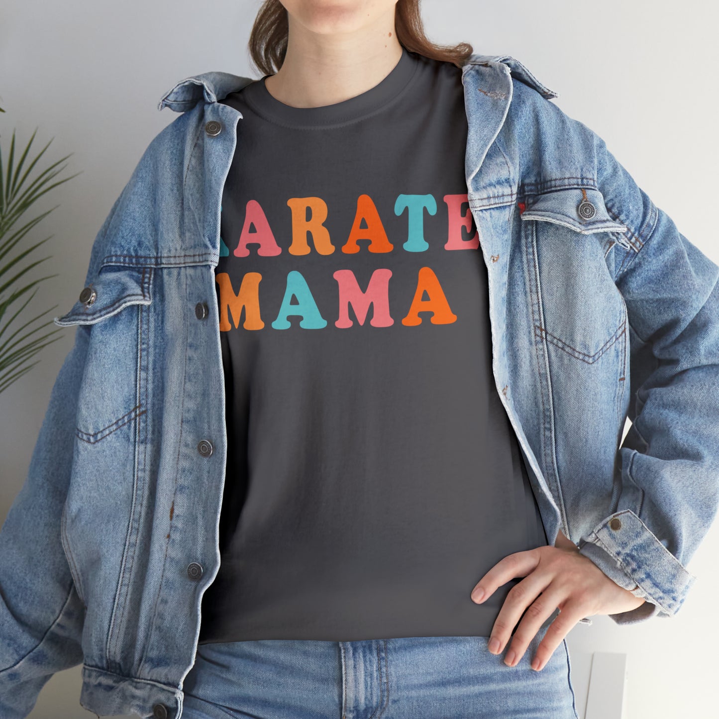Karate Mama, Shirt For Mom, Heavy Cotton Tee
