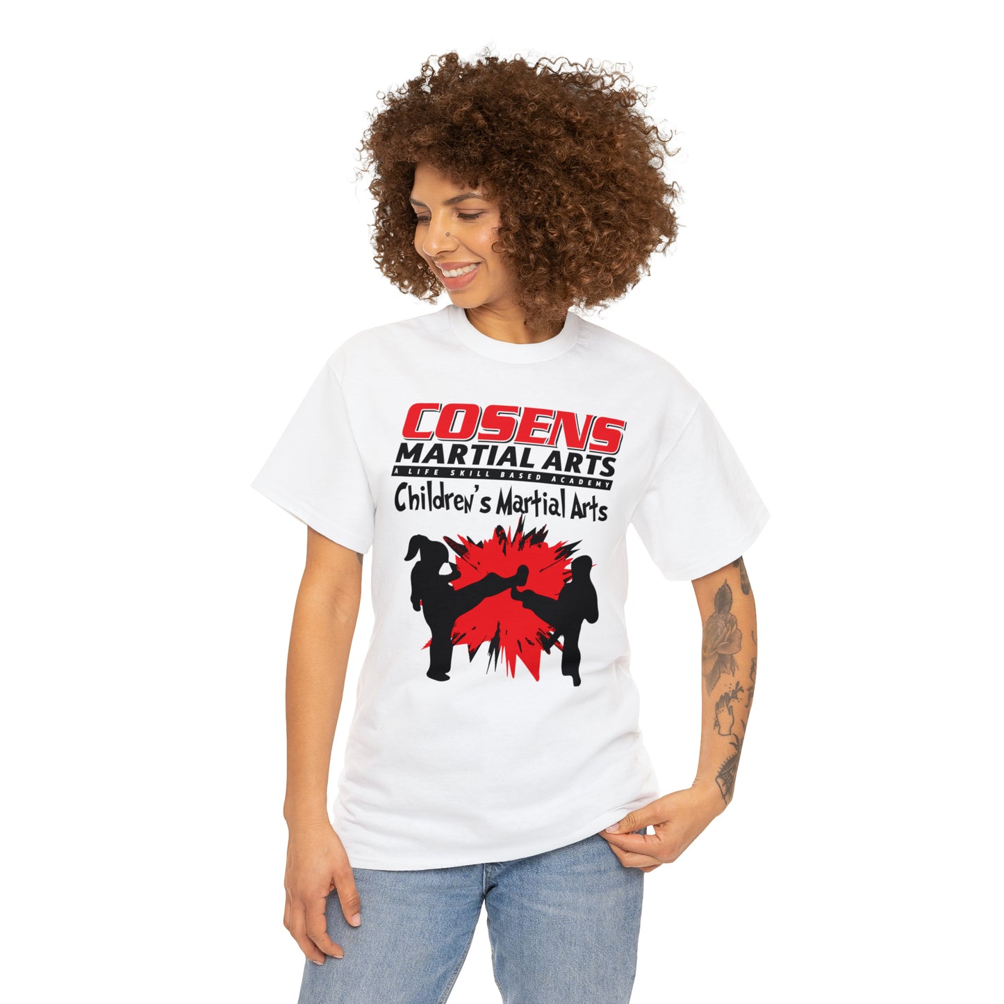 Adult "Childrens Martial Arts" Cosens Martial Arts Unisex Heavy Cotton Tee Unisex Heavy Cotton Tee