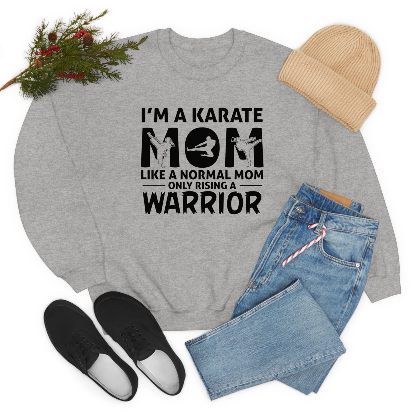 Cosens I'm a Karate Mom Heavy Blend™ Crewneck Sweatshirt