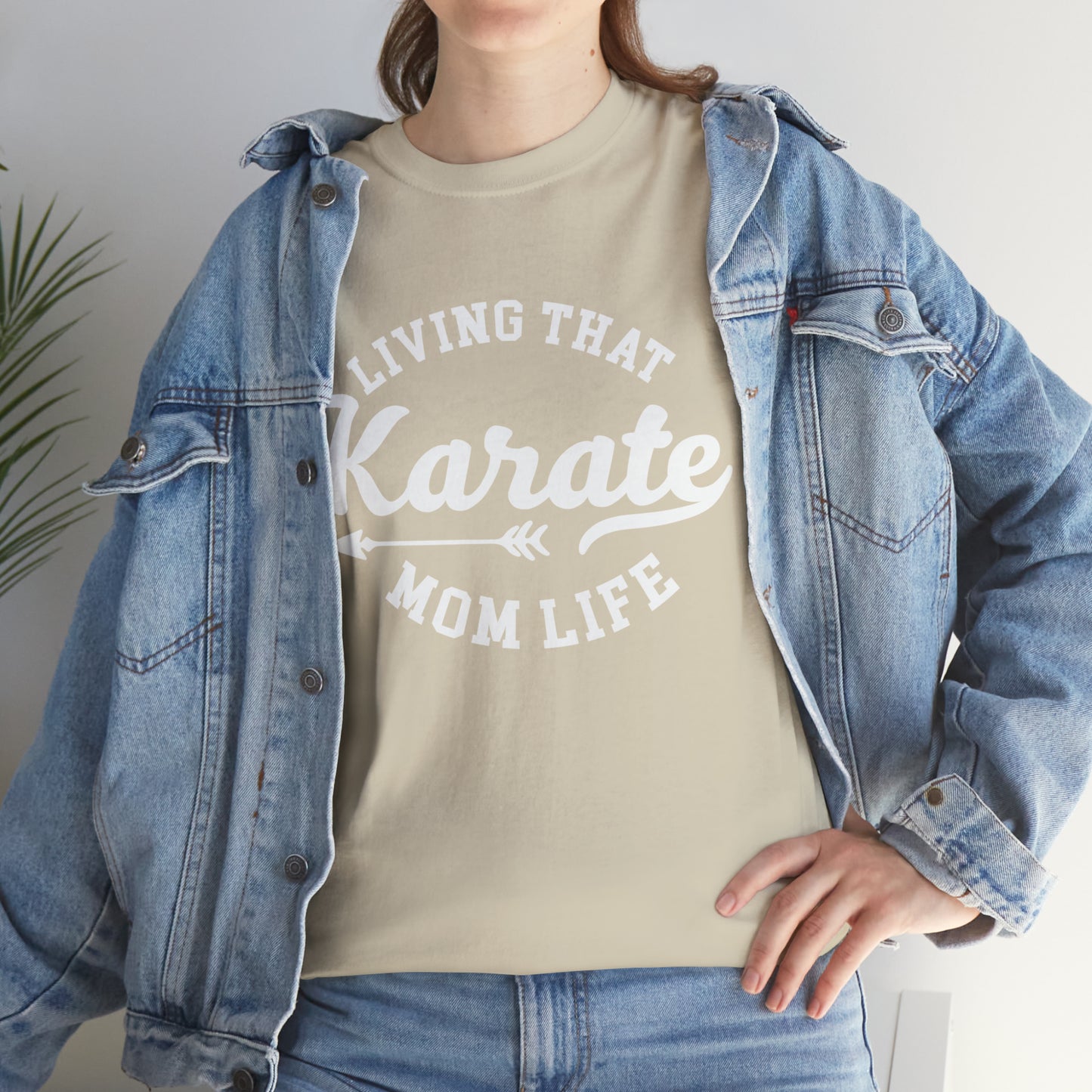 Karate Mom Life! Shirt For Mom, Heavy Cotton Tee