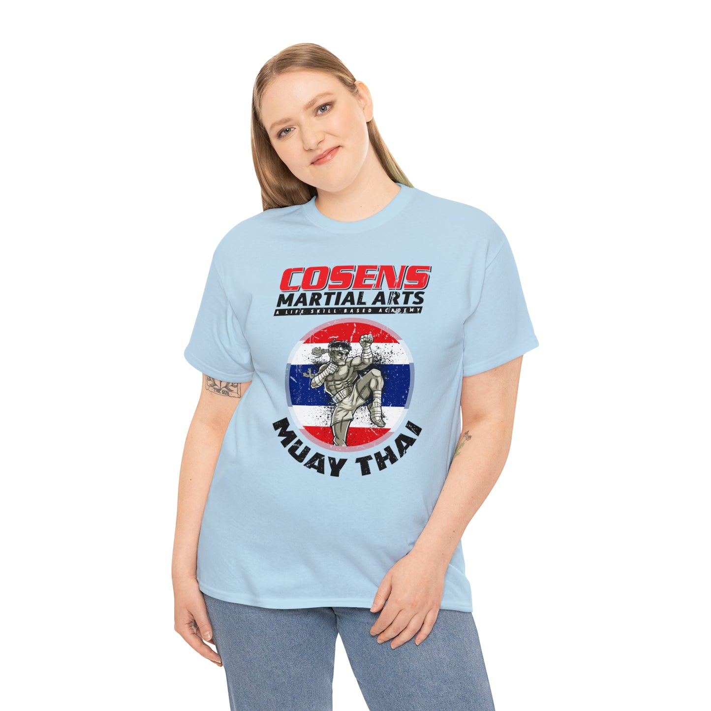 Adult "Muay Thai" Cosens Martial Arts Unisex Heavy Cotton Tee Unisex Heavy Cotton Tee
