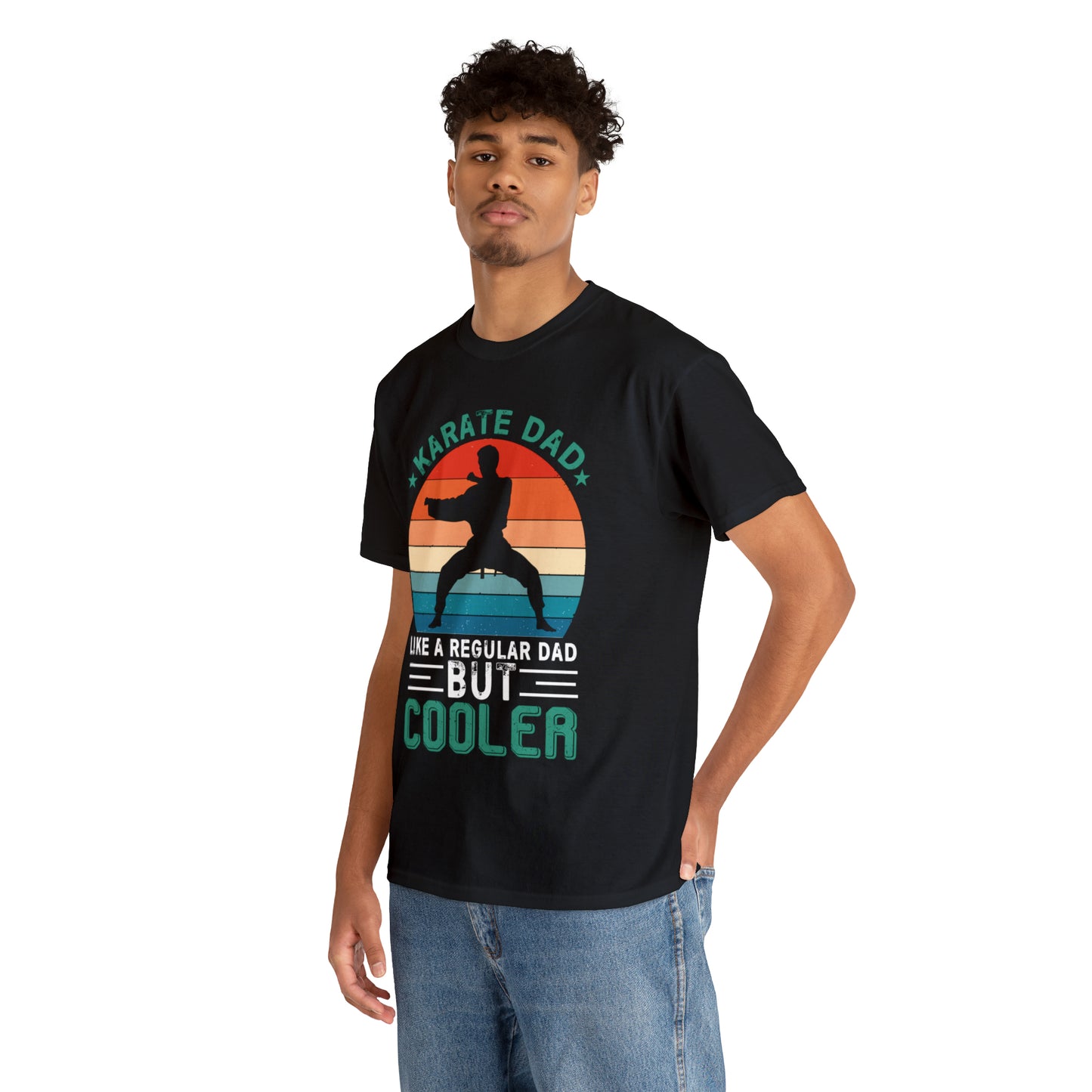 Cool Karate Dad Heavy Cotton Tee