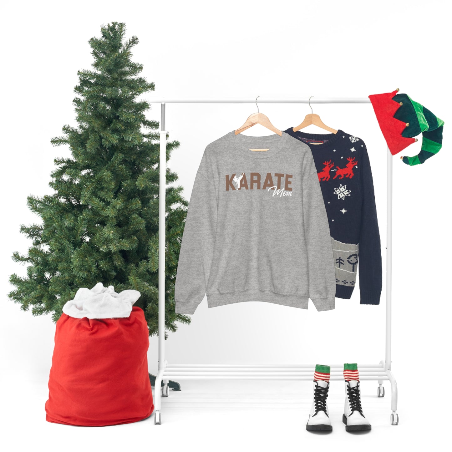 Cosens Karate Mom New Heavy Blend™ Crewneck Sweatshirt