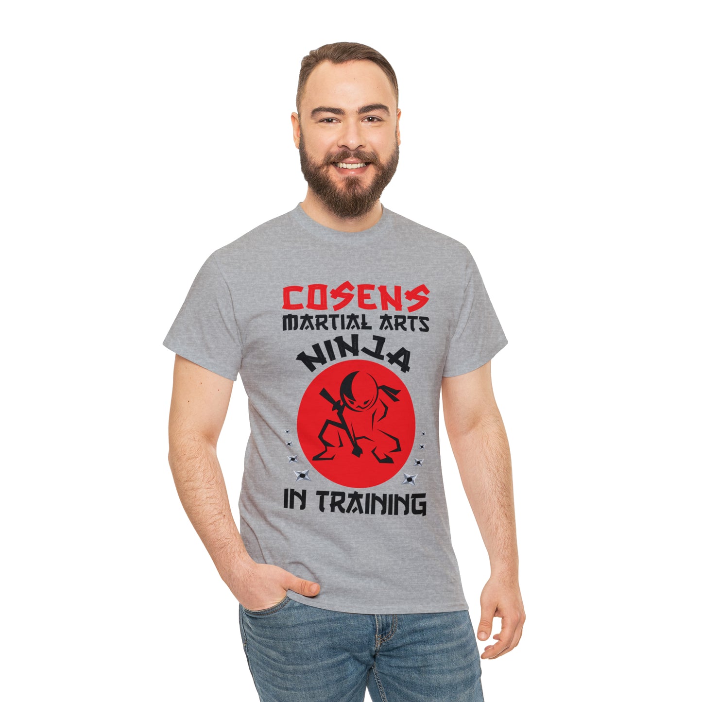 Adult "Ninja in Training" Unisex Heavy Cotton Tee