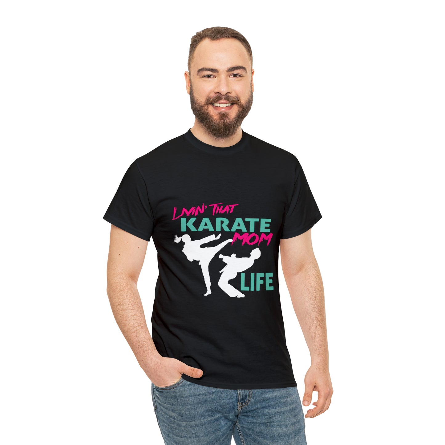 Copy of Livin' That Karate Mom Life Heavy Cotton Tee