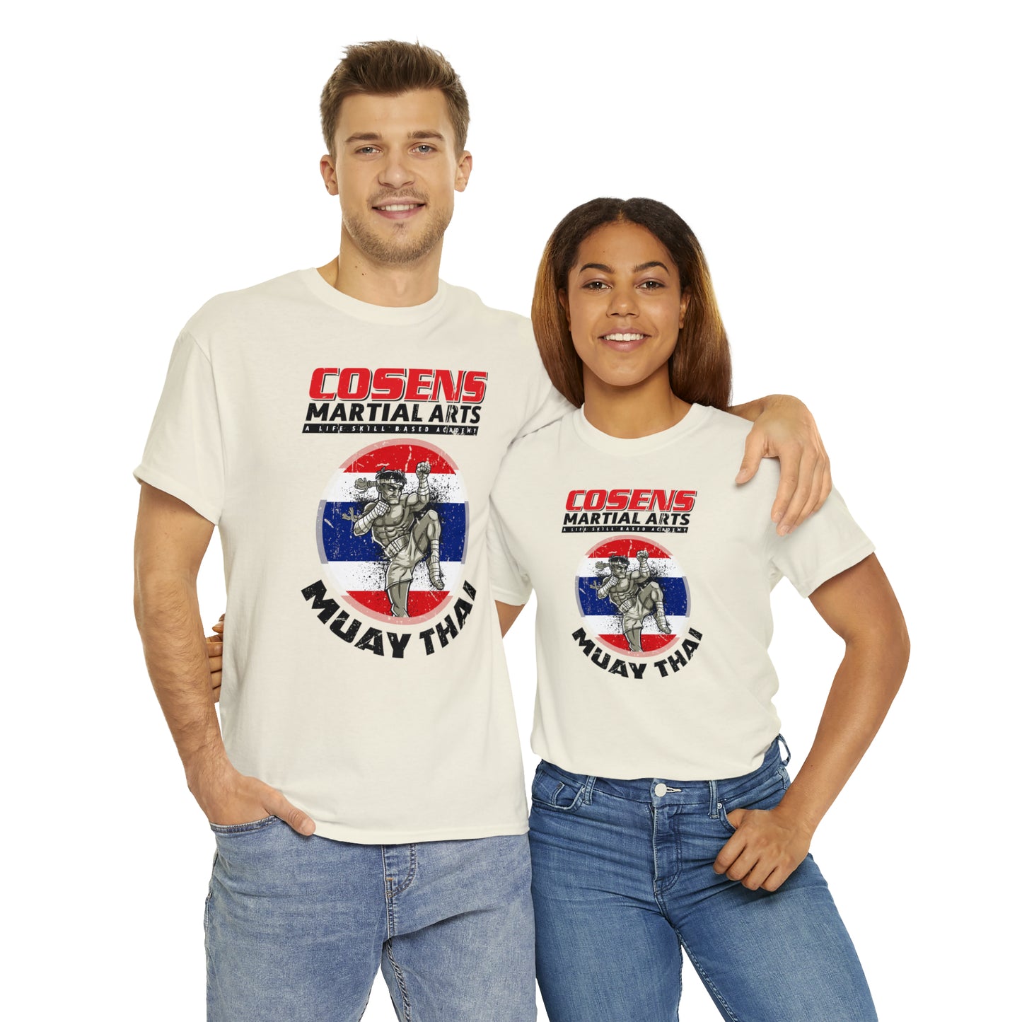 Adult "Muay Thai" Cosens Martial Arts Unisex Heavy Cotton Tee Unisex Heavy Cotton Tee