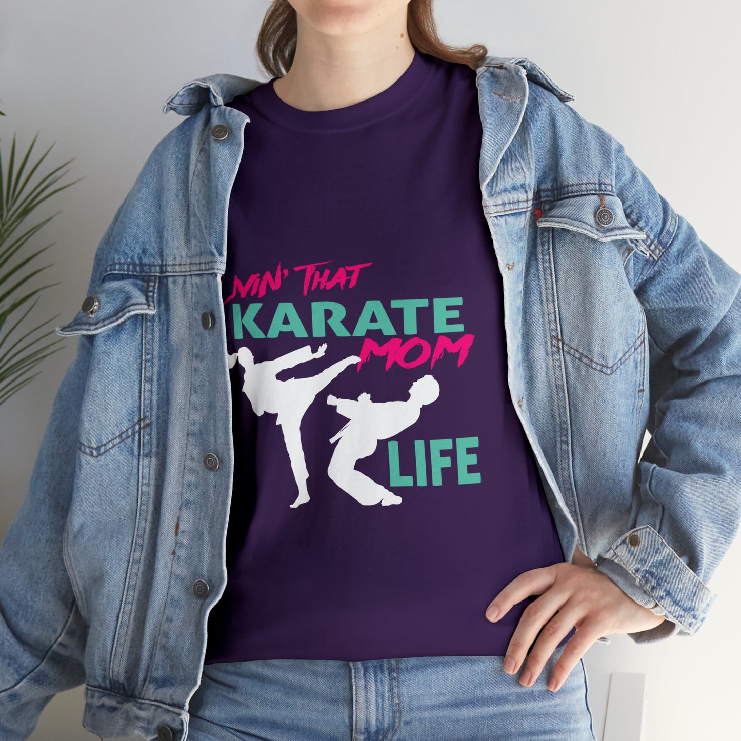 Copy of Livin' That Karate Mom Life Heavy Cotton Tee