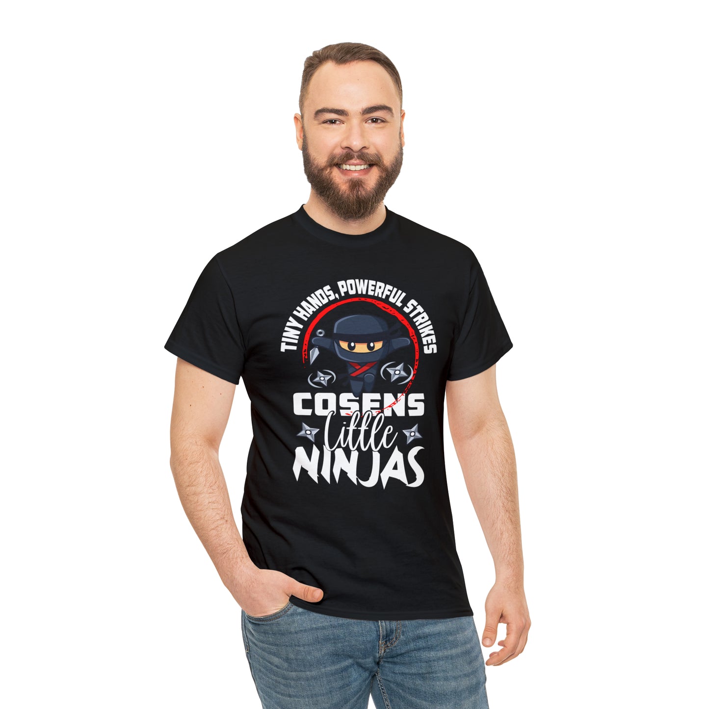 Adult "Little Ninjas" Cosens Martial Arts Unisex Heavy Cotton Tee Unisex Heavy Cotton Tee