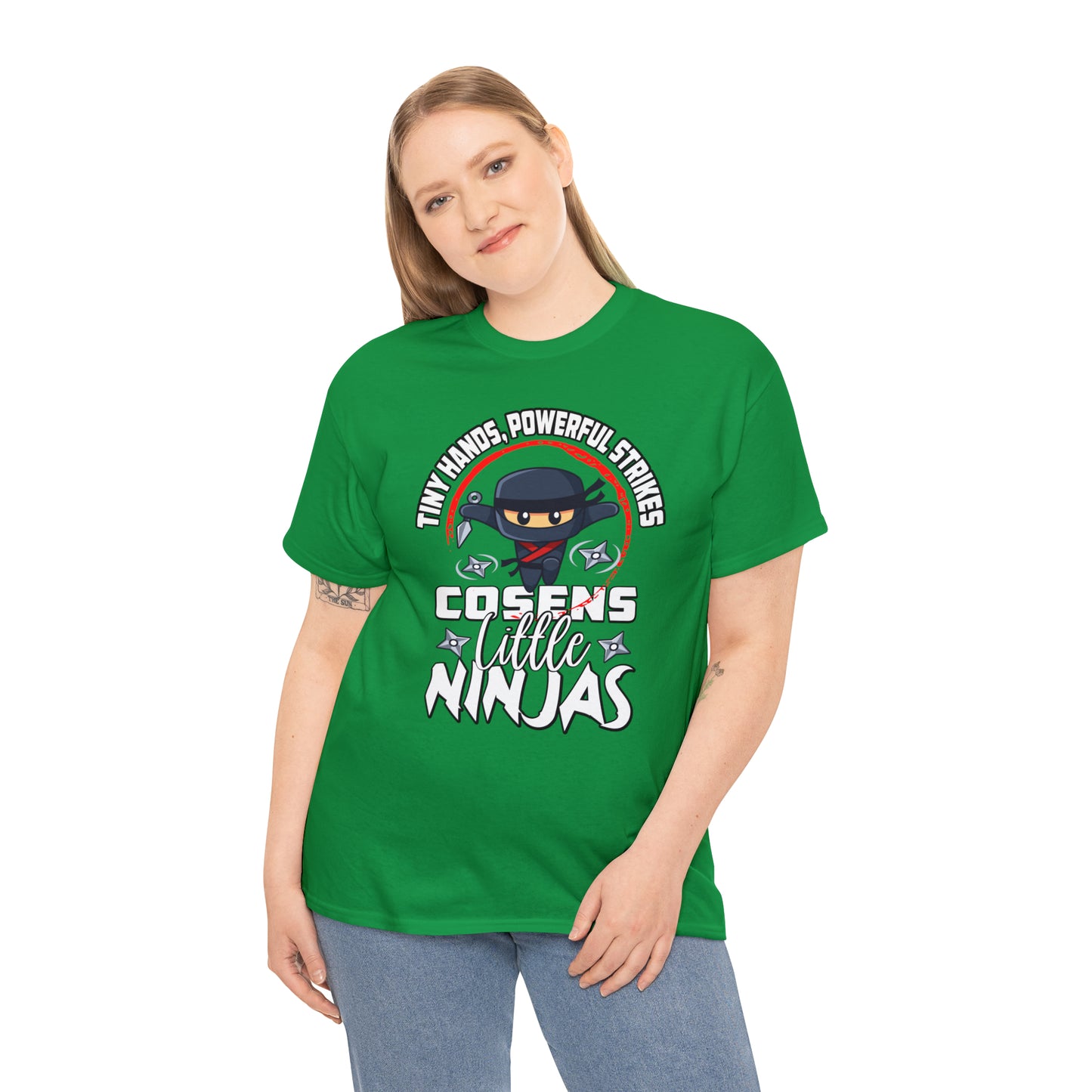 Adult "Little Ninjas" Cosens Martial Arts Unisex Heavy Cotton Tee Unisex Heavy Cotton Tee
