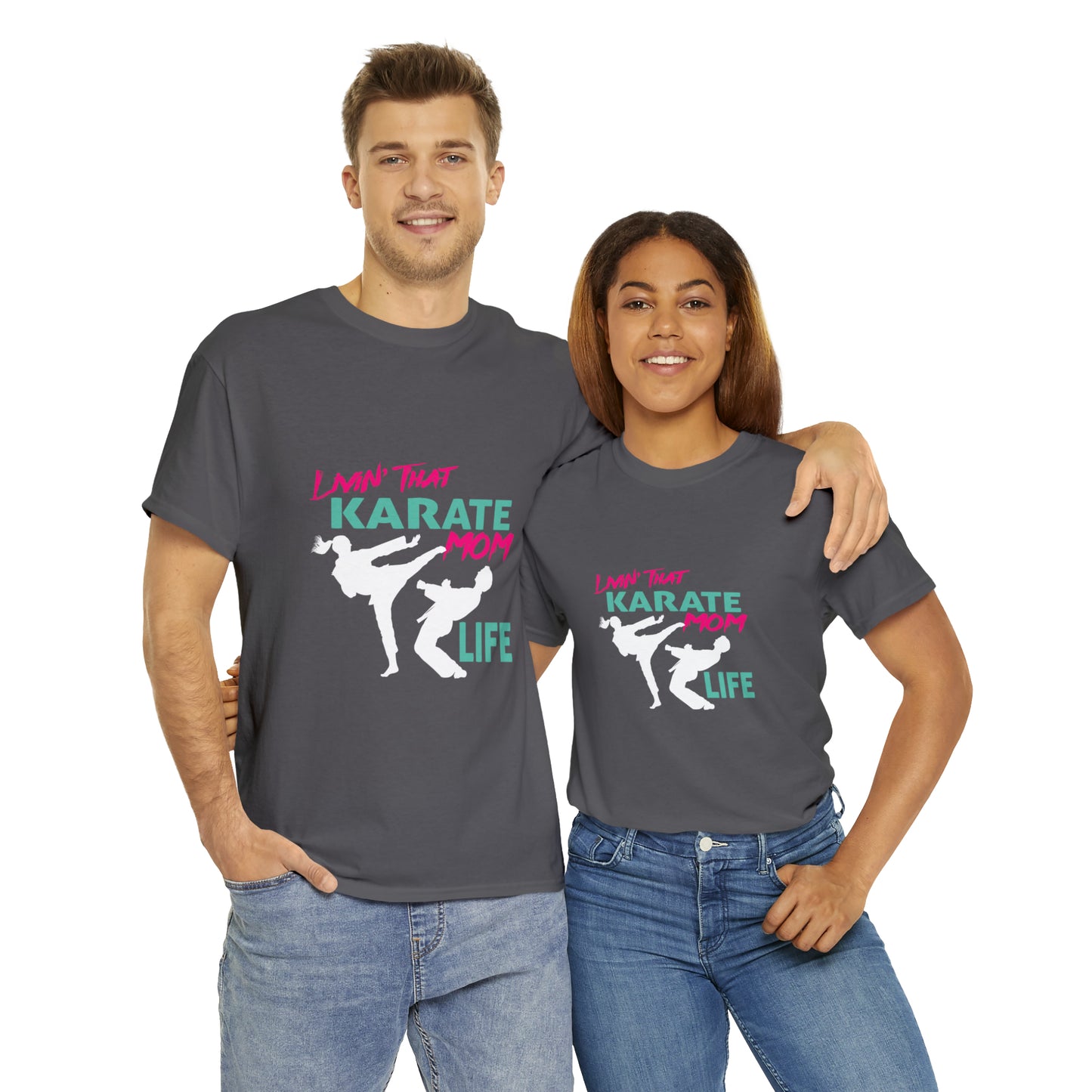 Copy of Livin' That Karate Mom Life Heavy Cotton Tee