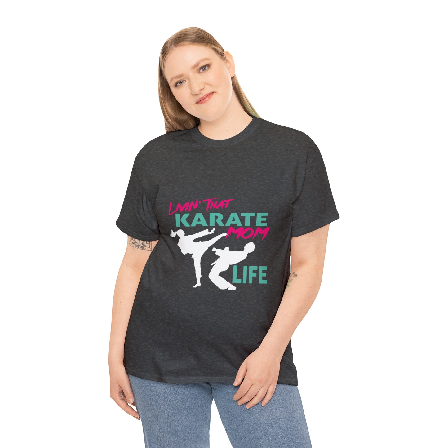 Copy of Livin' That Karate Mom Life Heavy Cotton Tee