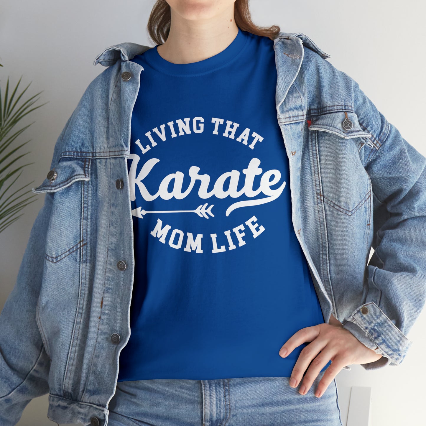 Karate Mom Life! Shirt For Mom, Heavy Cotton Tee