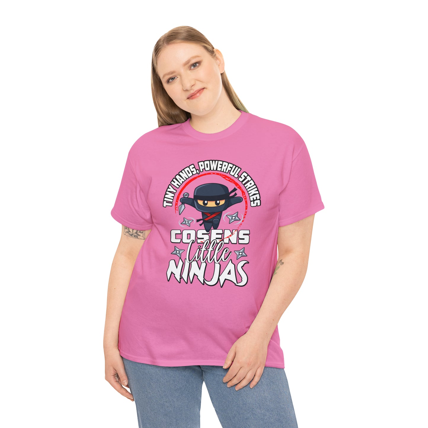 Adult "Little Ninjas" Cosens Martial Arts Unisex Heavy Cotton Tee Unisex Heavy Cotton Tee