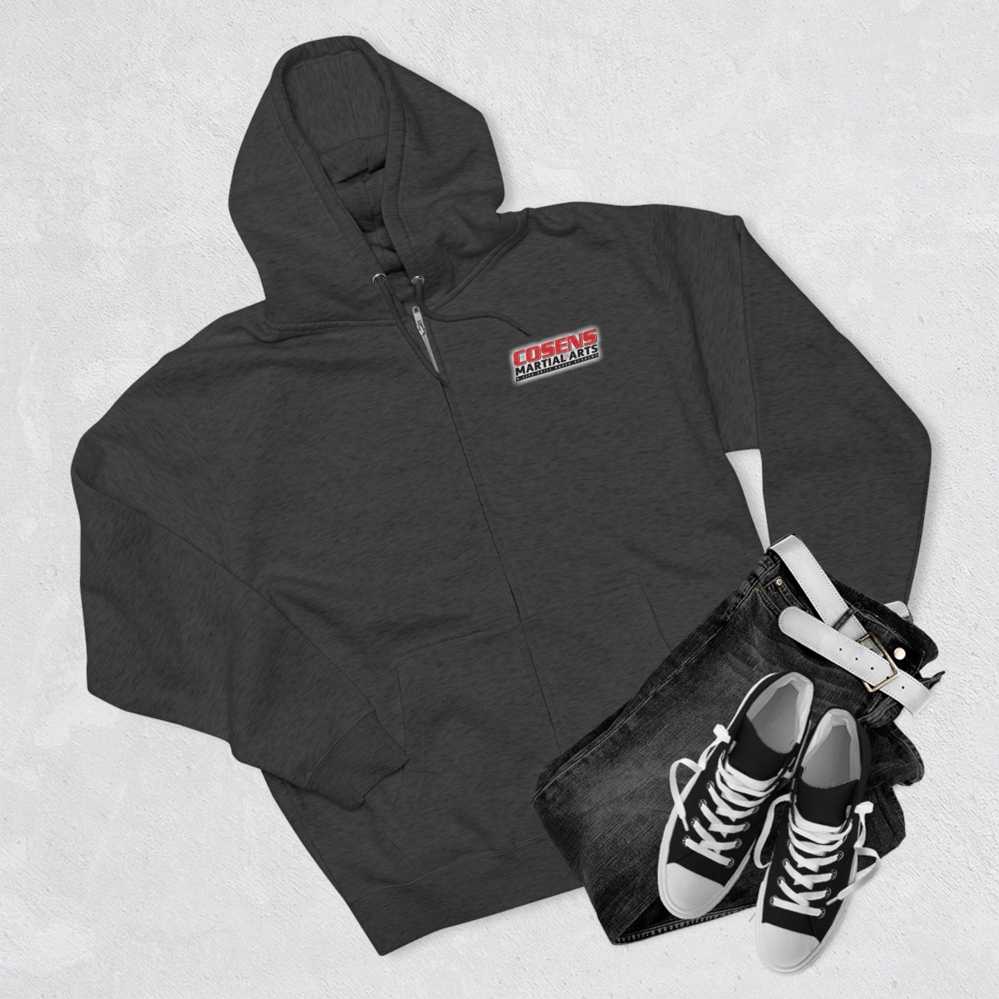 Adult Premium Unisex Full Zip Hoodie (Not customized with name)