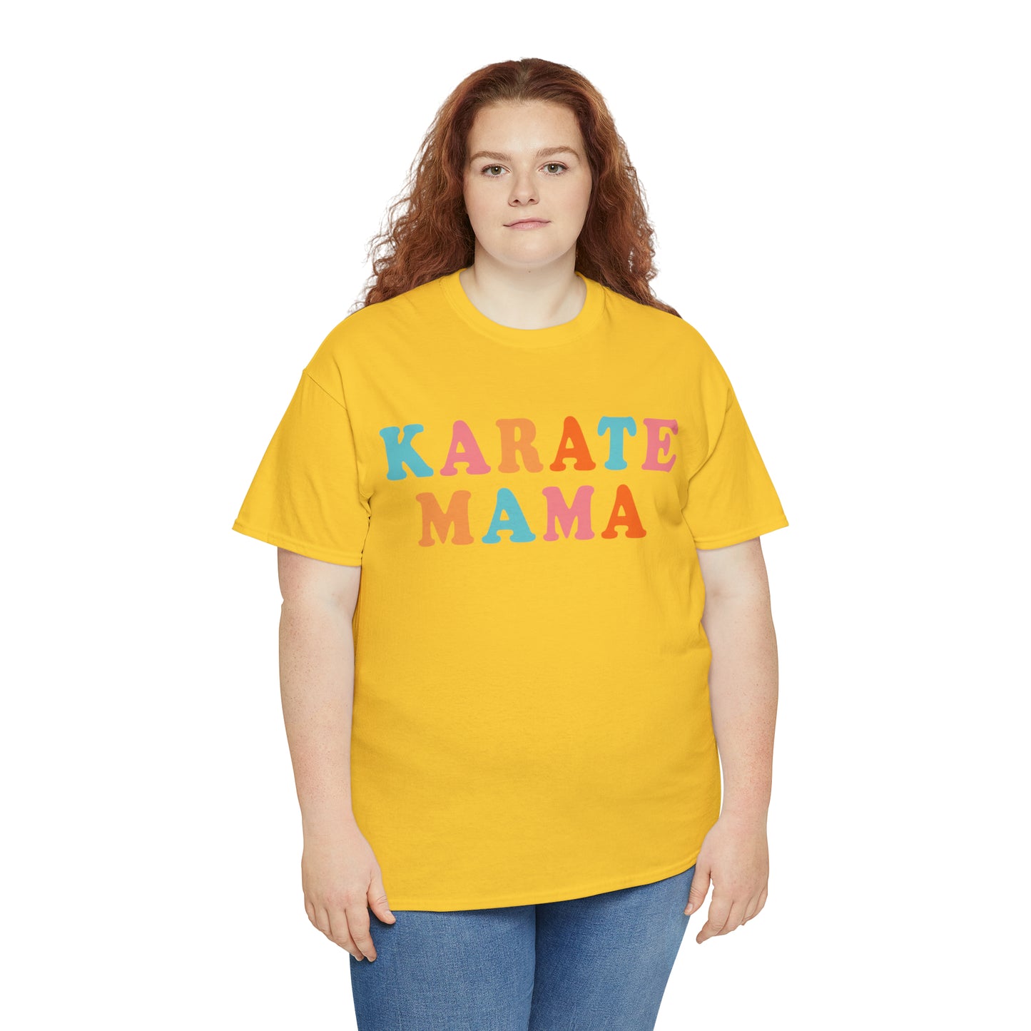Karate Mama, Shirt For Mom, Heavy Cotton Tee