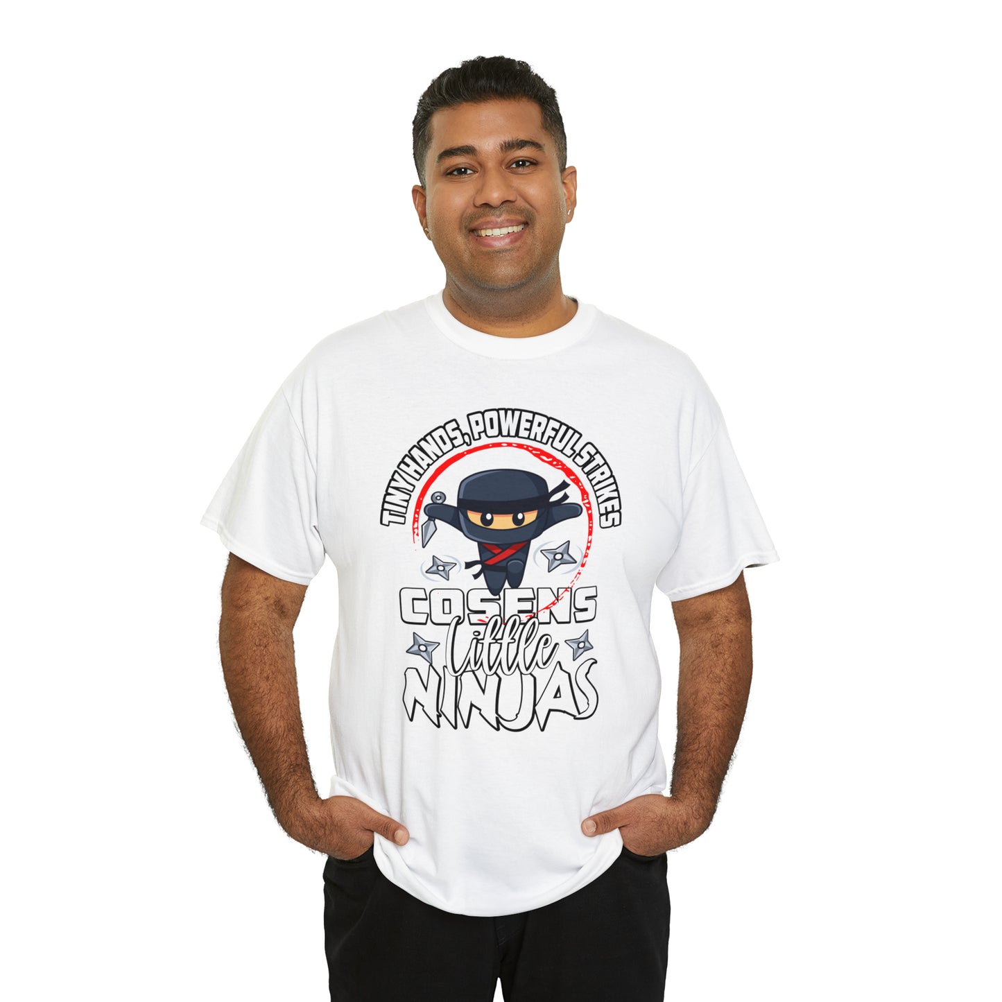 Adult "Little Ninjas" Cosens Martial Arts Unisex Heavy Cotton Tee Unisex Heavy Cotton Tee