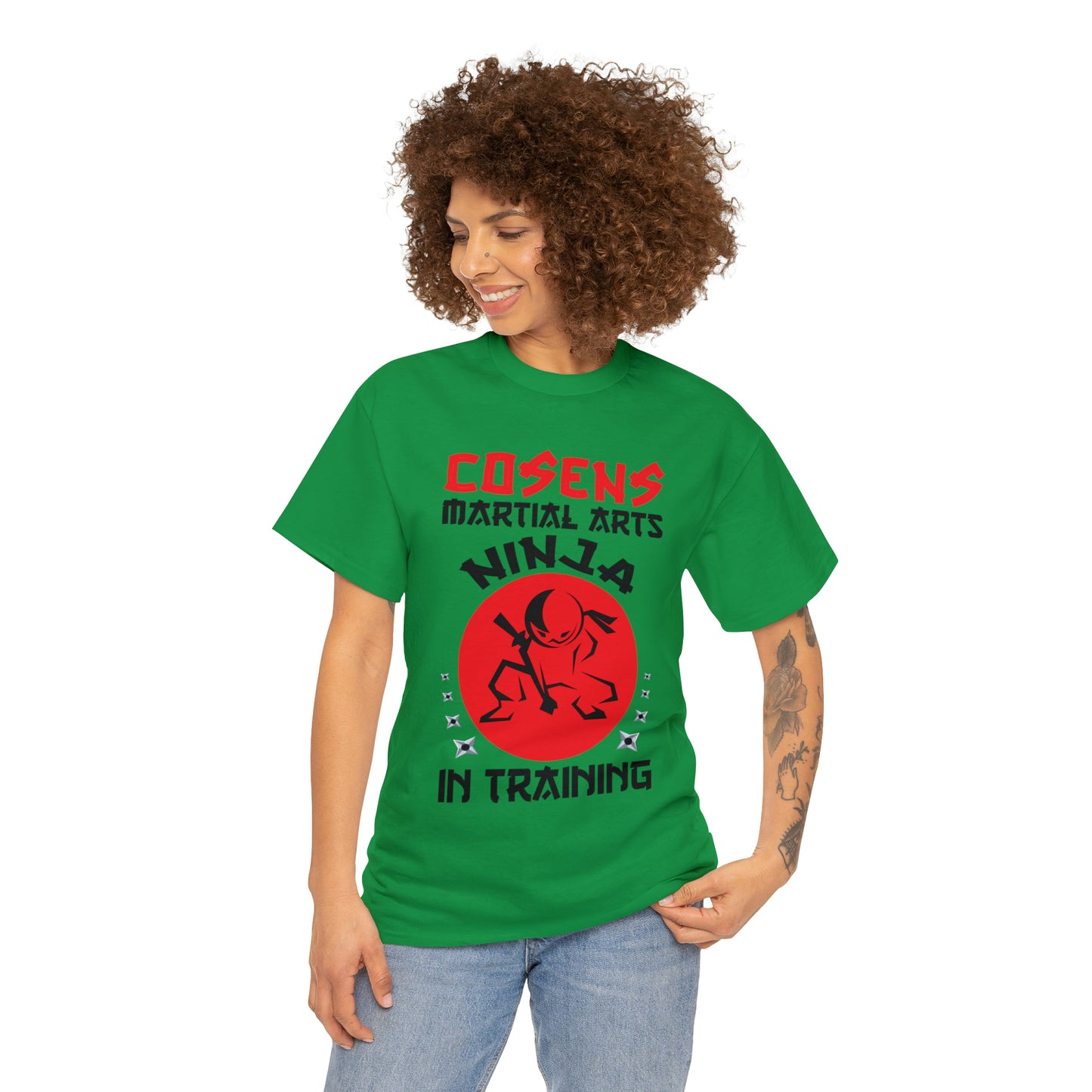 Adult "Ninja in Training" Unisex Heavy Cotton Tee