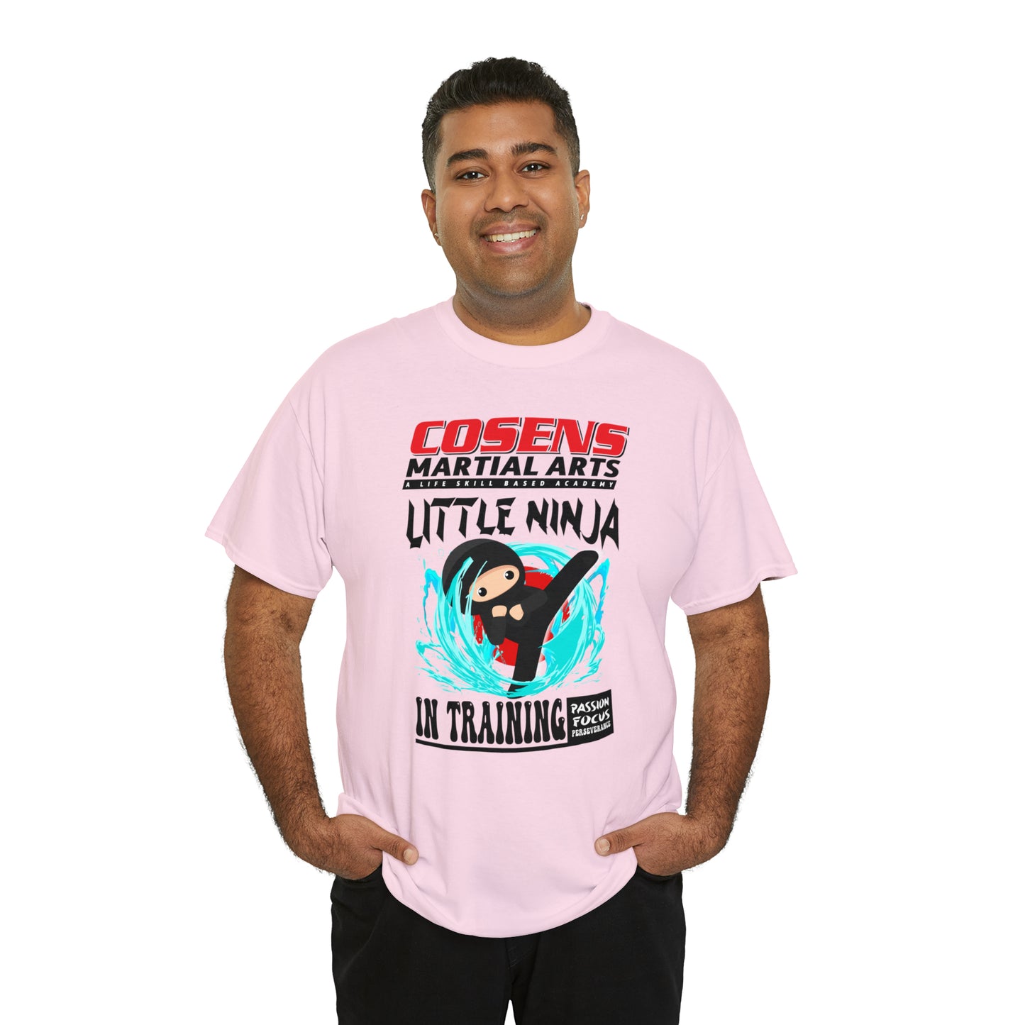 Adult "Little Ninja in Training" Cosens Martial Arts Unisex Heavy Cotton Tee Unisex Heavy Cotton Tee
