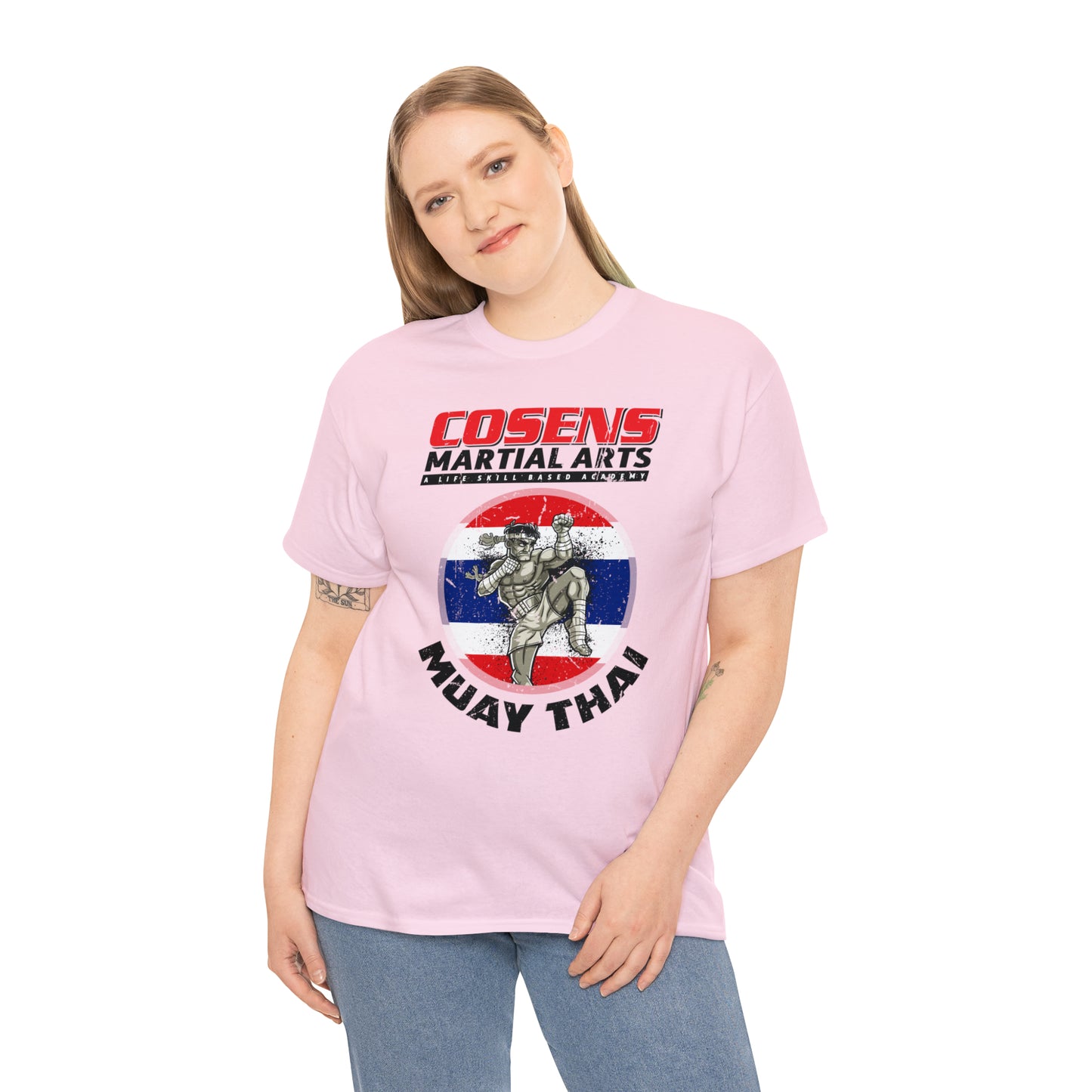 Adult "Muay Thai" Cosens Martial Arts Unisex Heavy Cotton Tee Unisex Heavy Cotton Tee