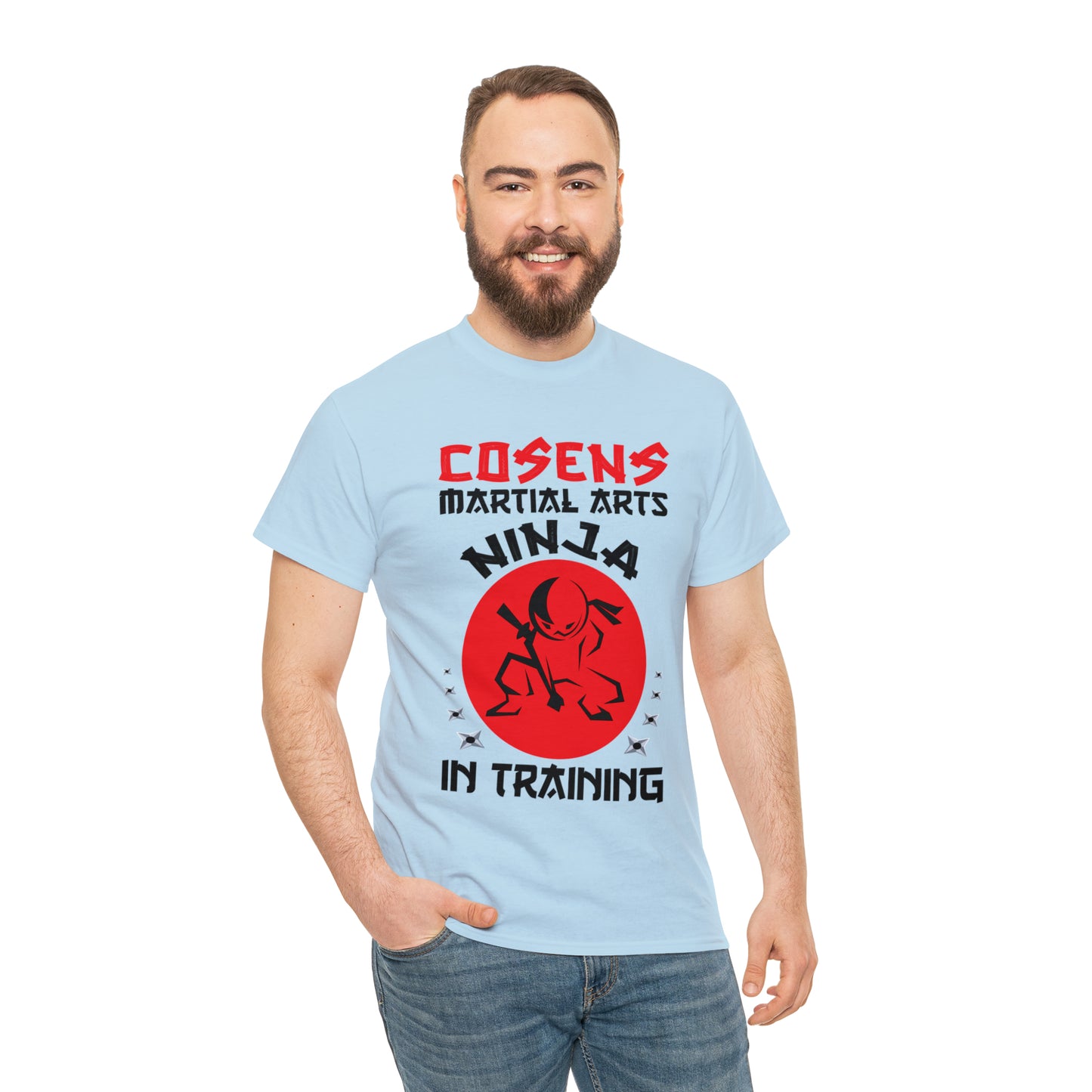 Adult "Ninja in Training" Unisex Heavy Cotton Tee