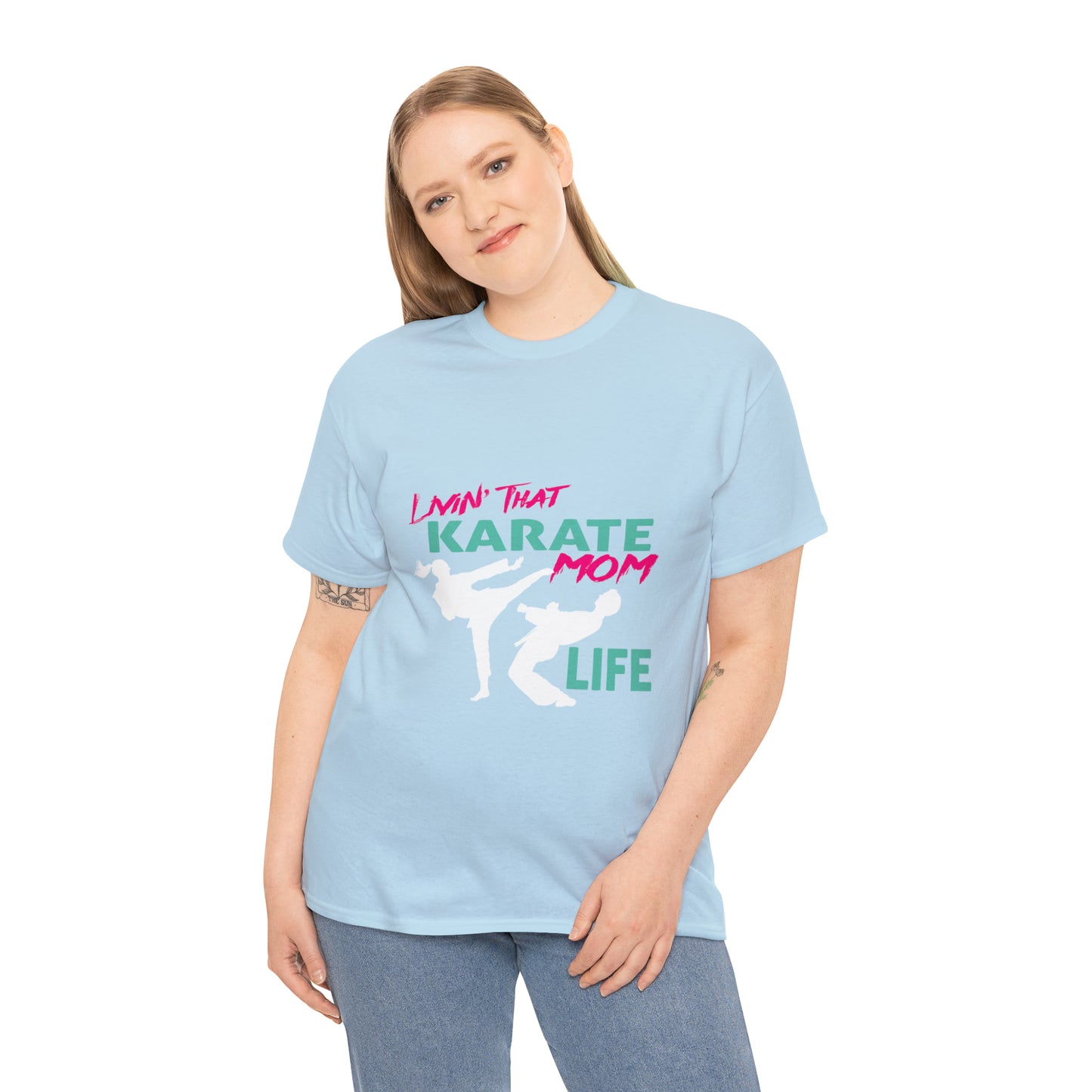 Copy of Livin' That Karate Mom Life Heavy Cotton Tee