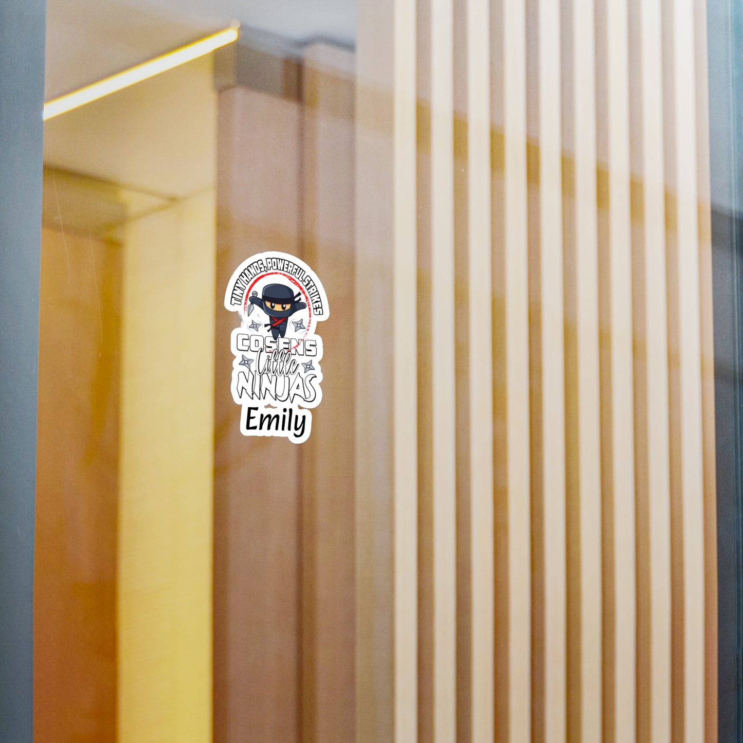 Customized Vinyl Decals - Little Ninjas!