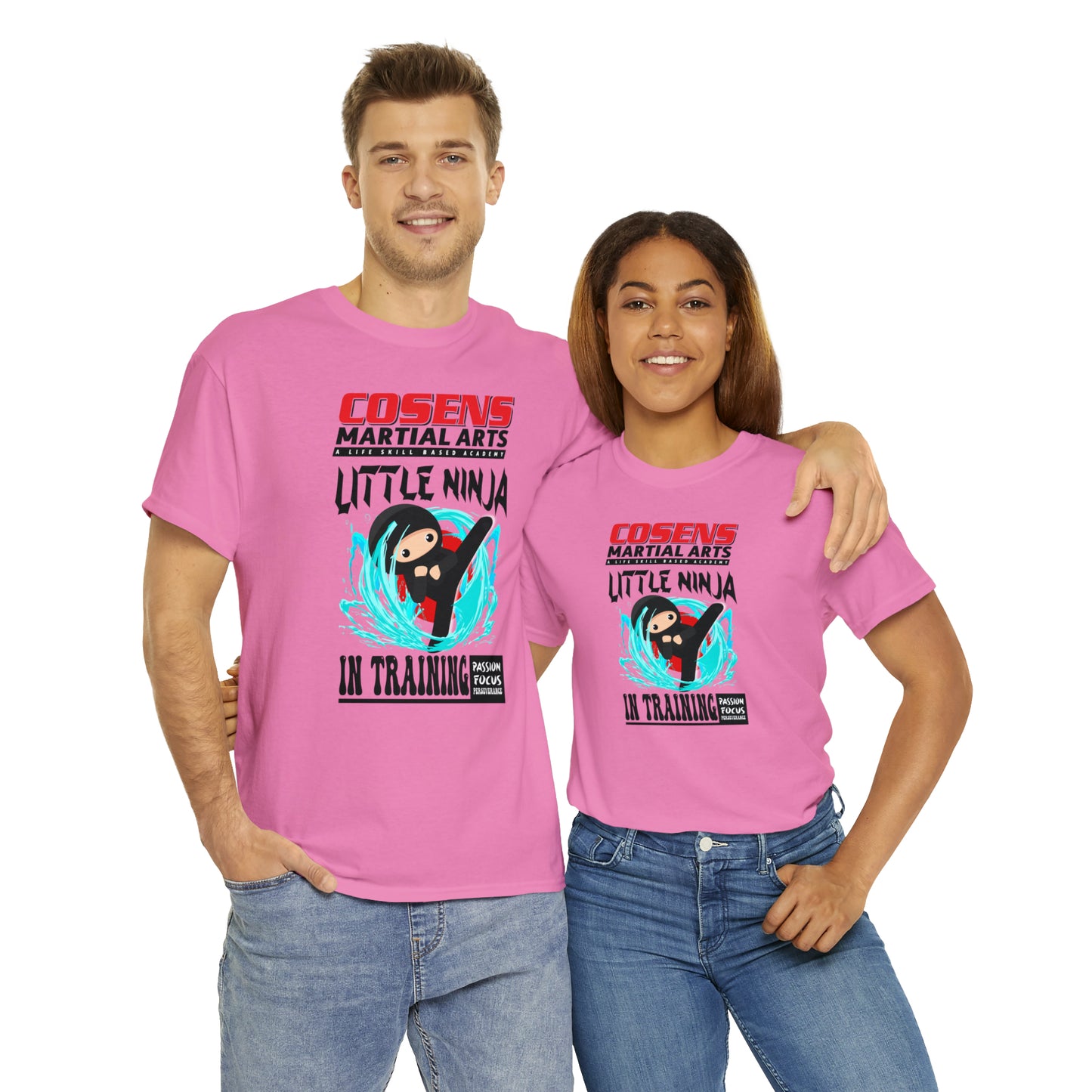 Adult "Little Ninja in Training" Cosens Martial Arts Unisex Heavy Cotton Tee Unisex Heavy Cotton Tee