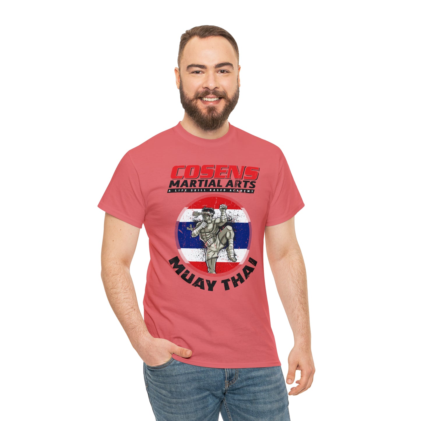 Adult "Muay Thai" Cosens Martial Arts Unisex Heavy Cotton Tee Unisex Heavy Cotton Tee